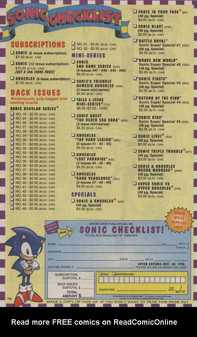 Read online Knuckles the Echidna comic -  Issue #16 - 34