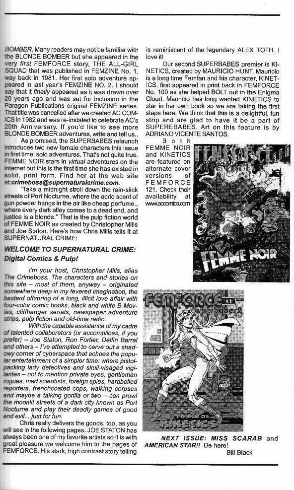 Read online Femforce comic -  Issue #121c - 29