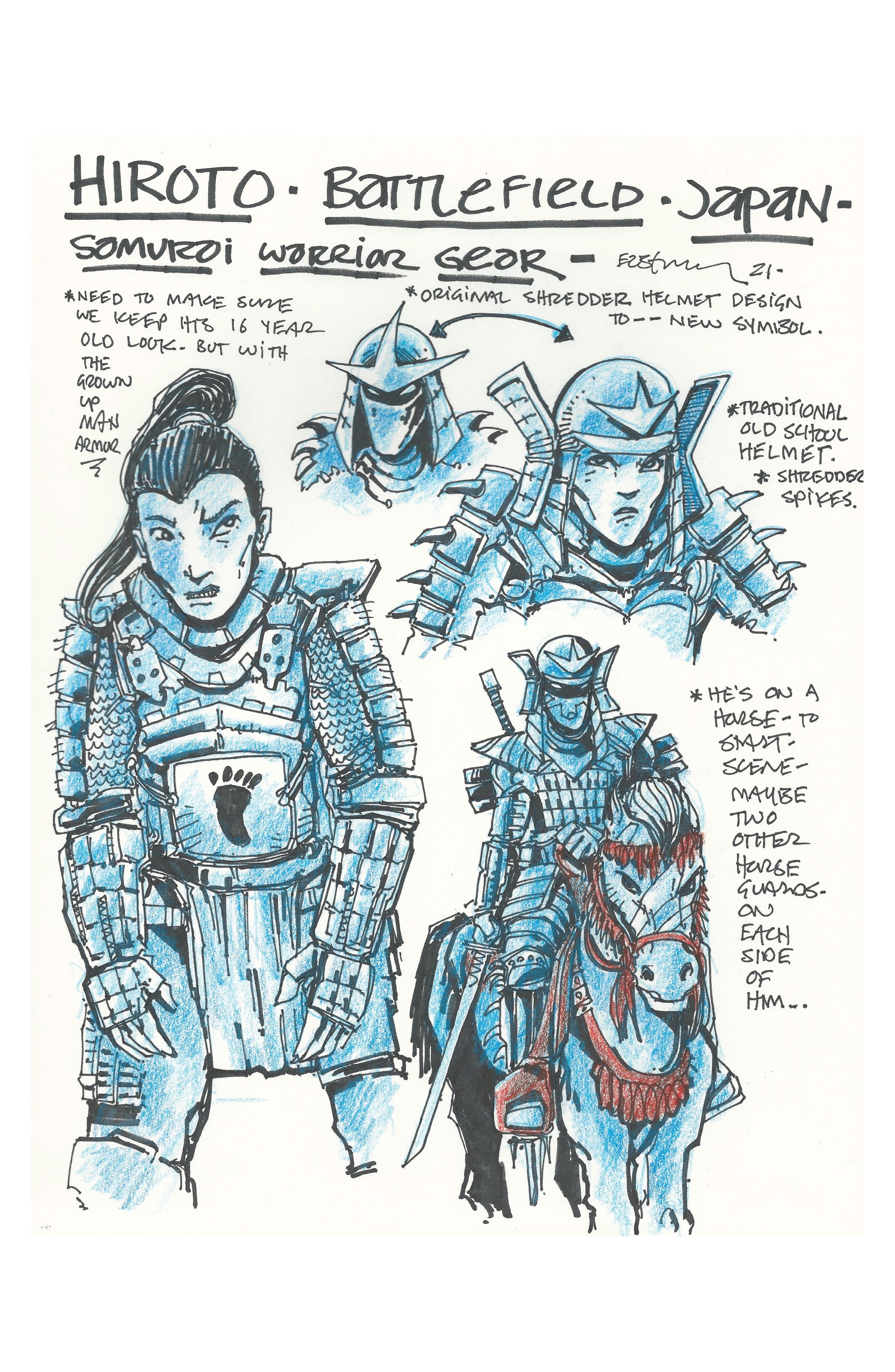 Read online Teenage Mutant Ninja Turtles: The Last Ronin Design Archive comic -  Issue # Full - 35