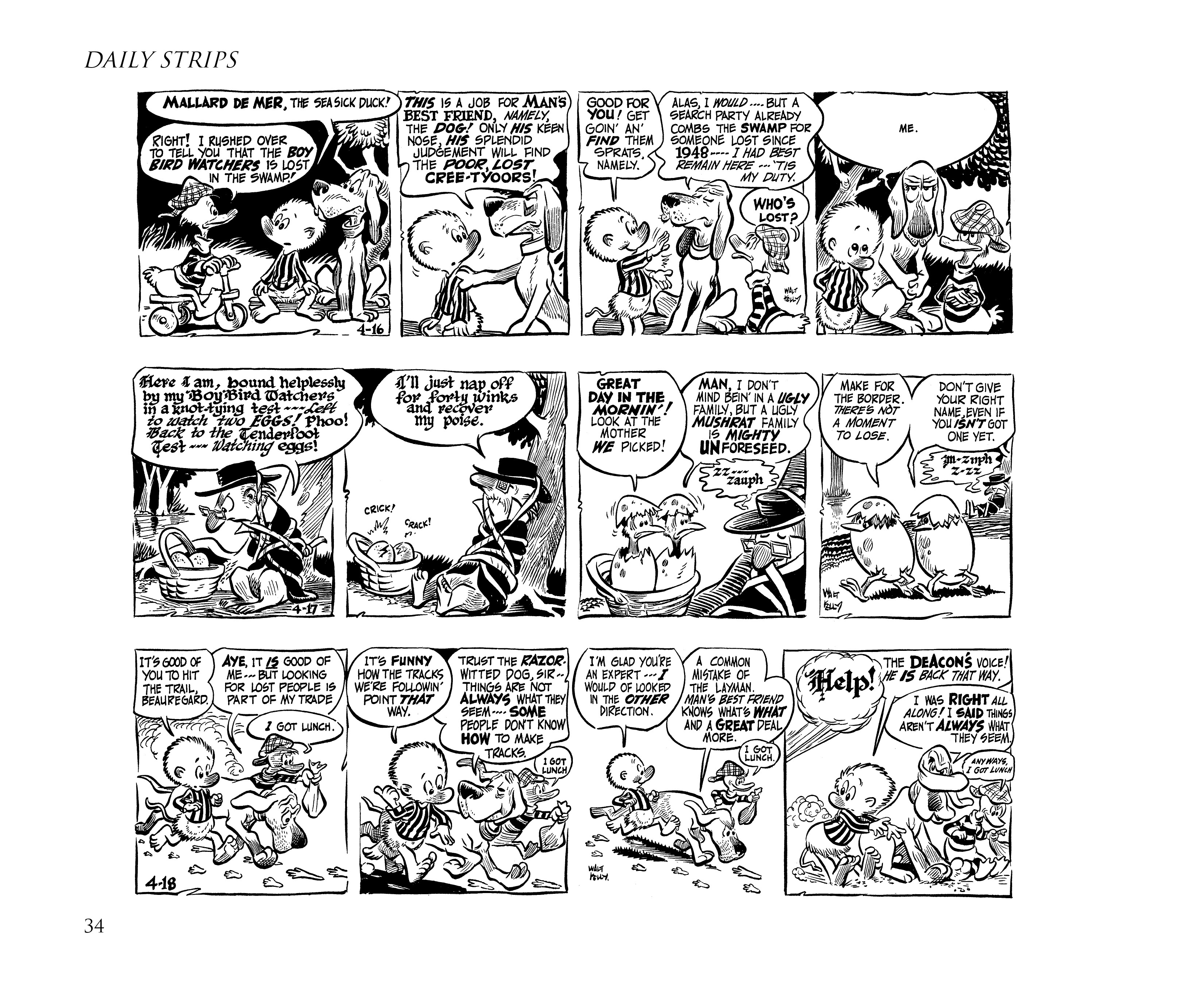 Read online Pogo by Walt Kelly: The Complete Syndicated Comic Strips comic -  Issue # TPB 2 (Part 1) - 52