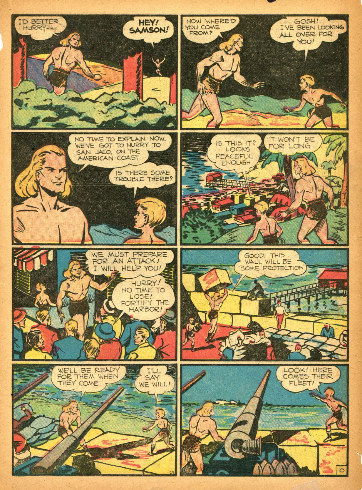 Read online Samson (1940) comic -  Issue #2 - 25