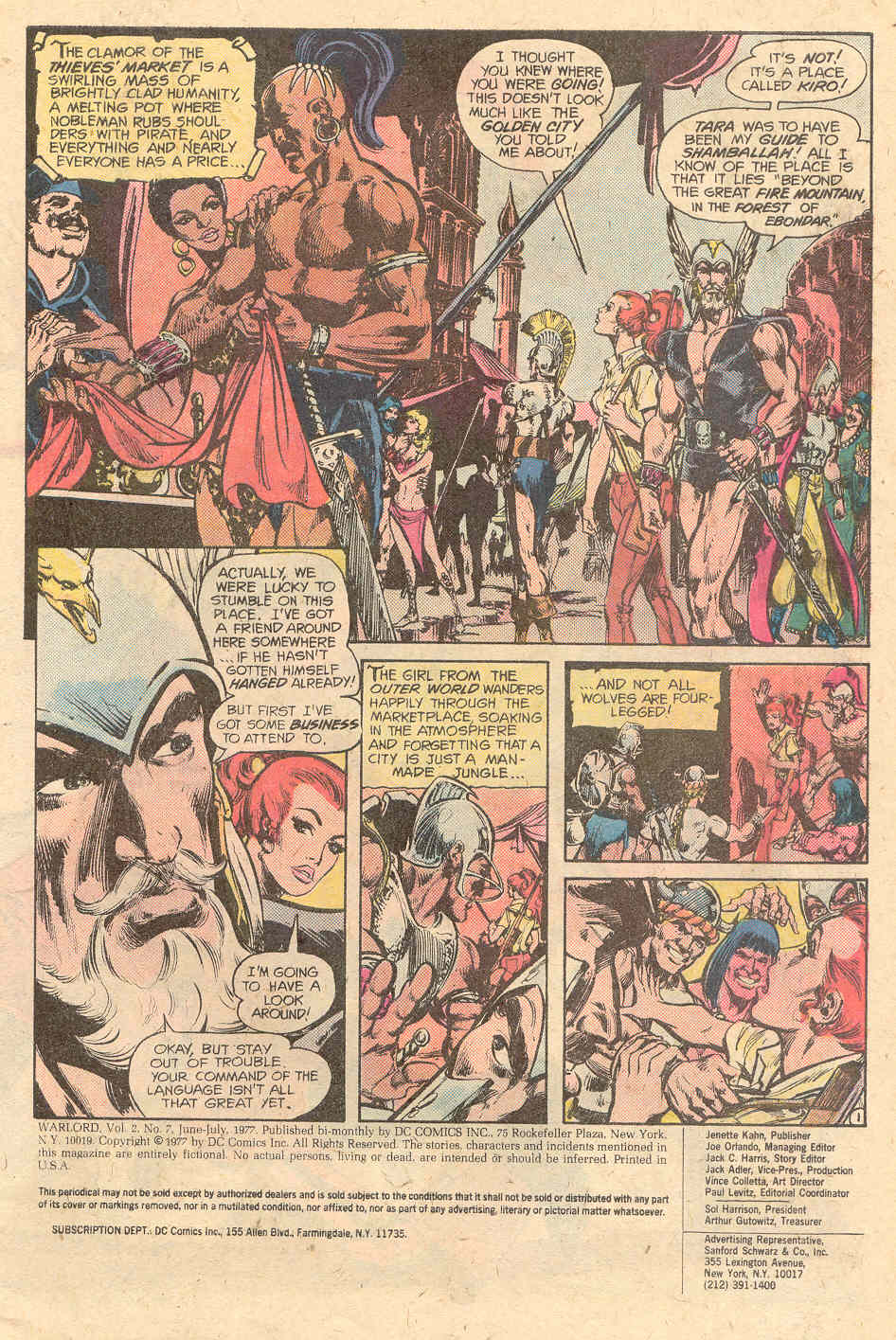 Read online Warlord (1976) comic -  Issue #7 - 2