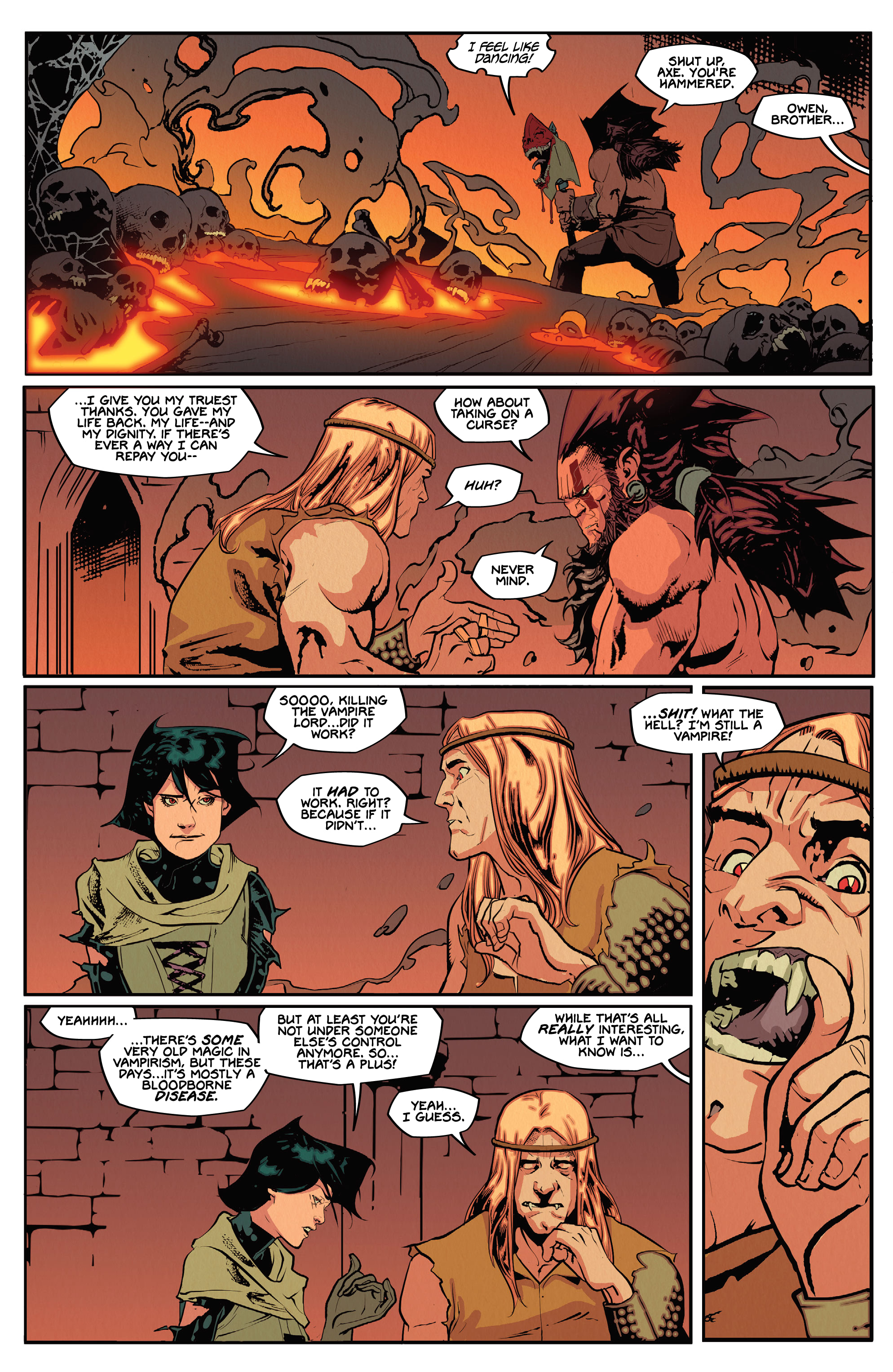 Read online Barbaric: Axe to Grind comic -  Issue #1 - 14