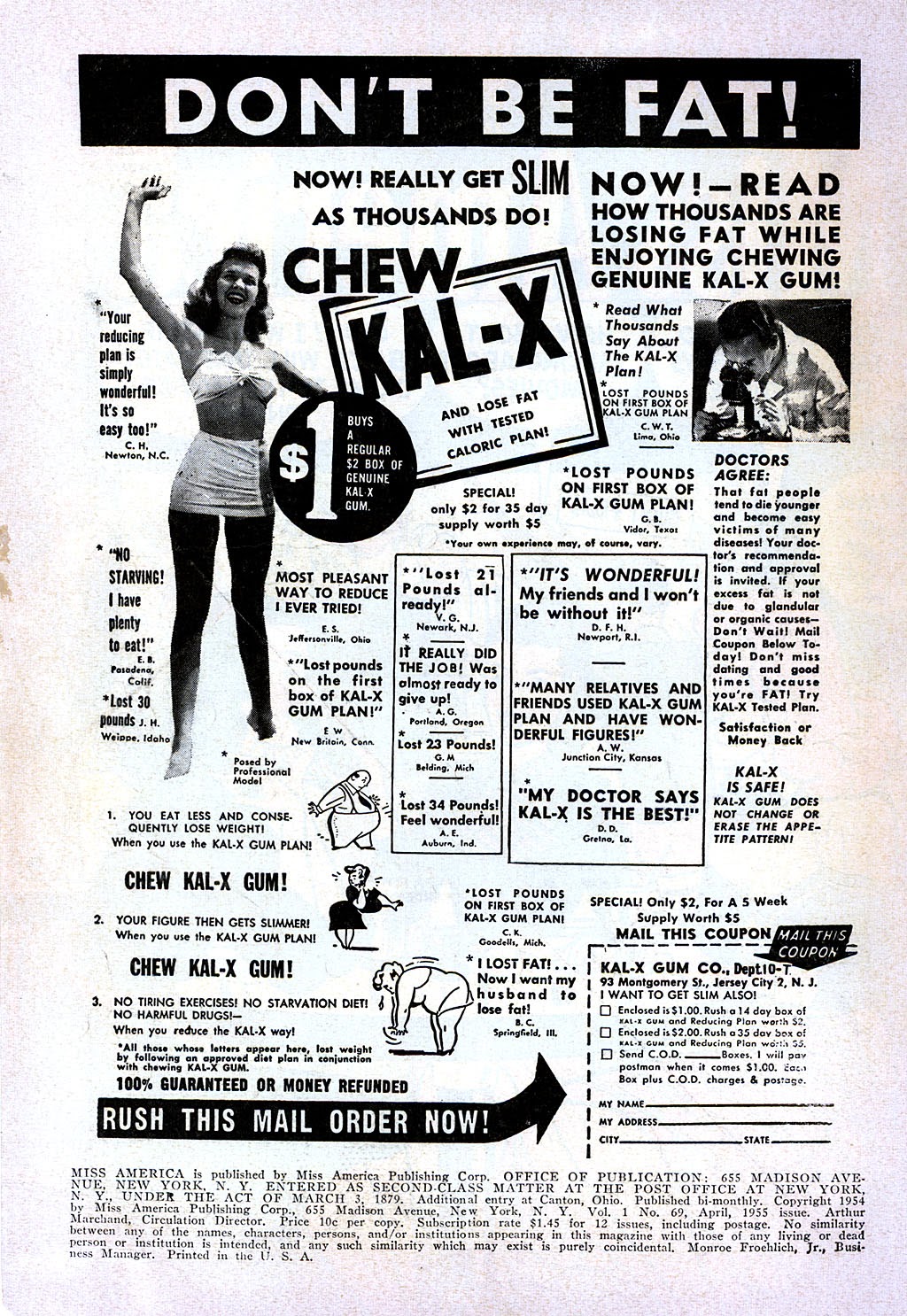 Read online Miss America comic -  Issue #69 - 2