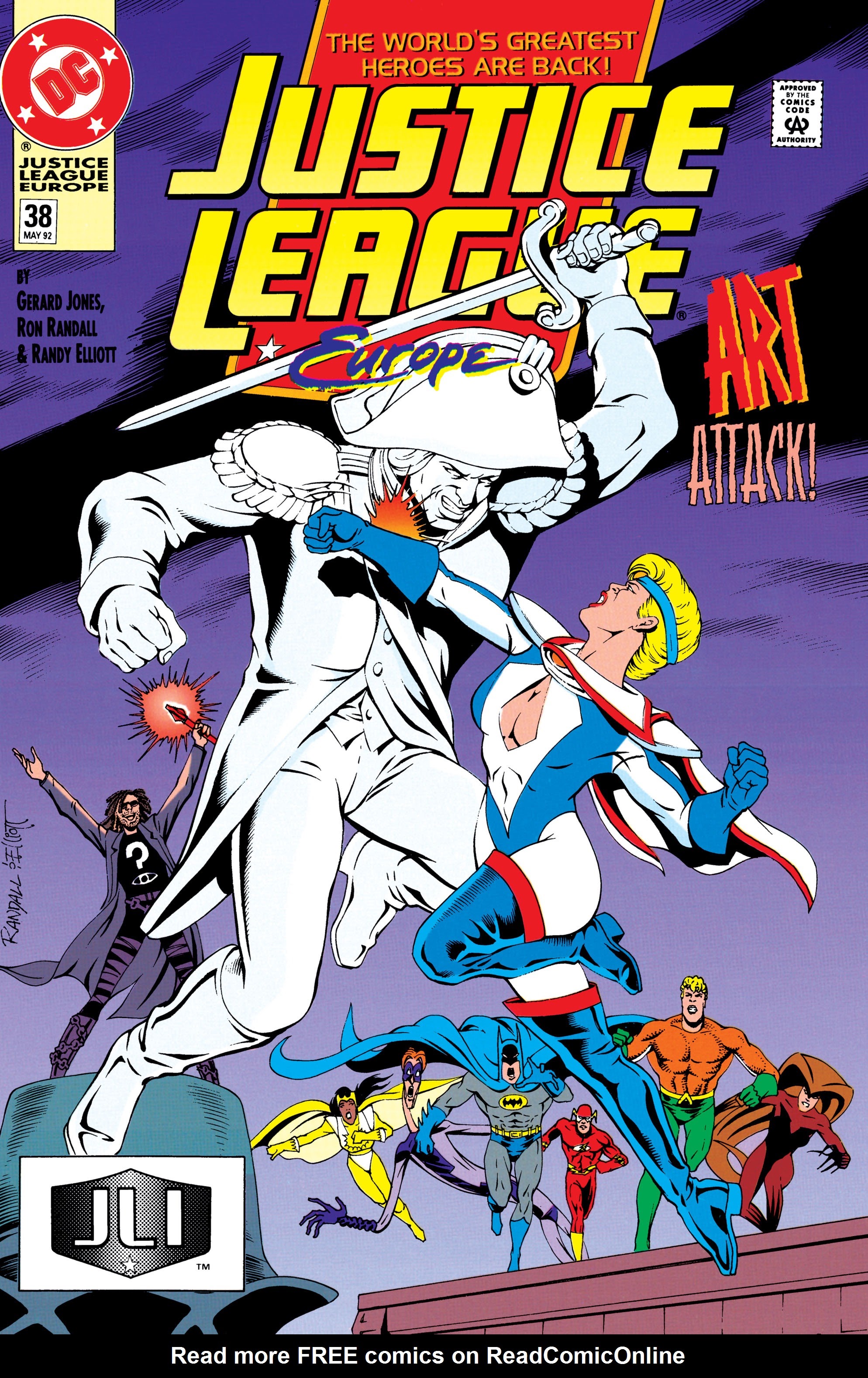 Read online Justice League Europe comic -  Issue #38 - 1
