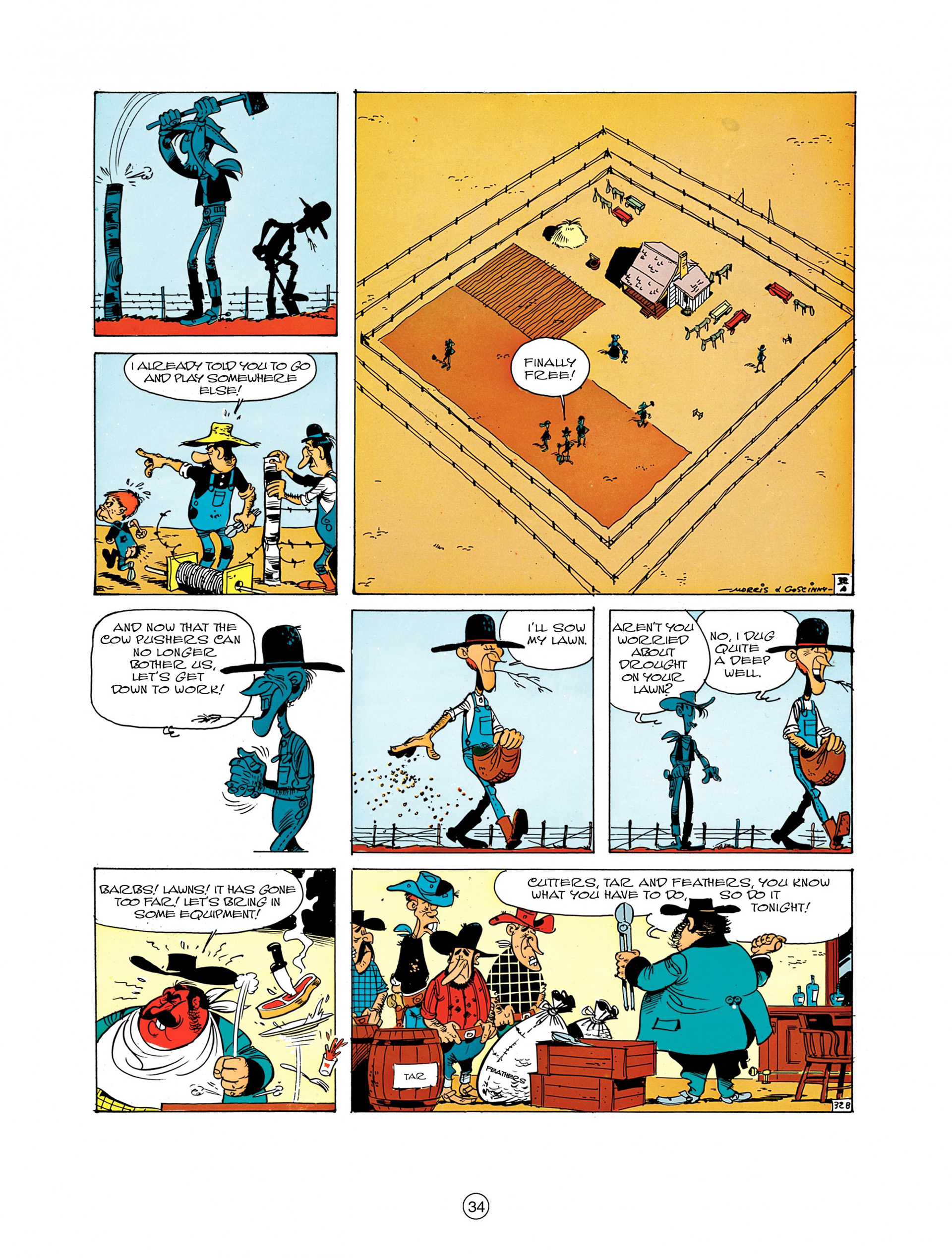Read online A Lucky Luke Adventure comic -  Issue #7 - 34