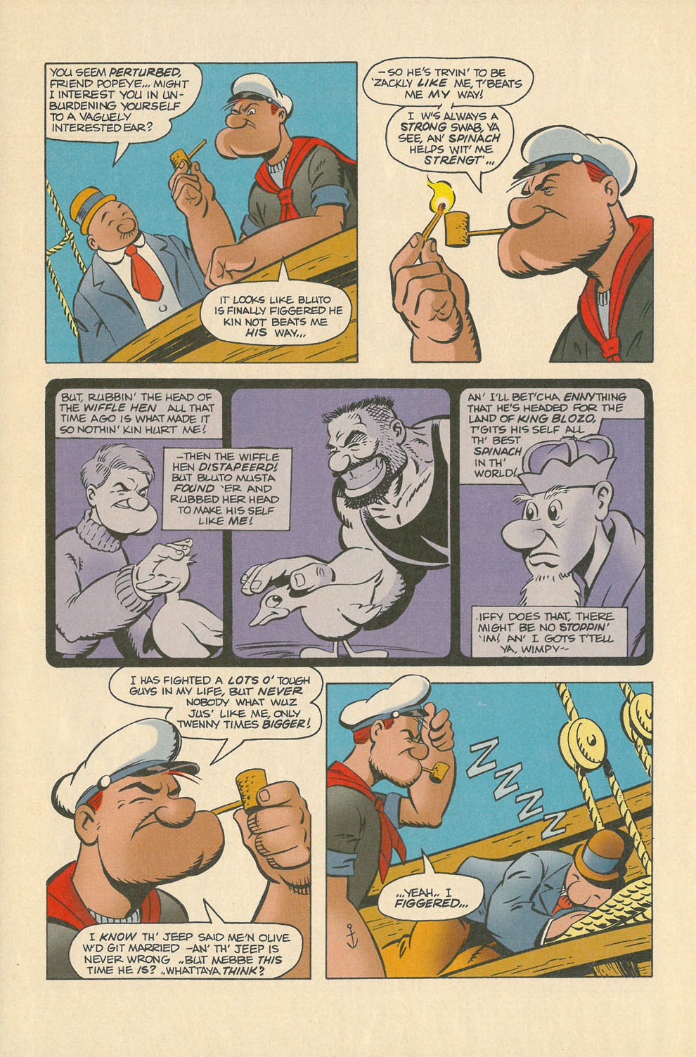 Read online The Wedding of Popeye & Olive comic -  Issue # Full - 19