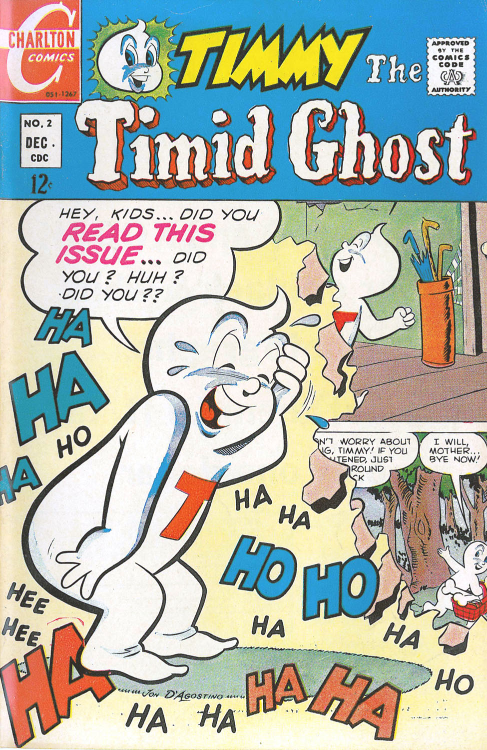 Read online Timmy the Timid Ghost comic -  Issue #2 - 1
