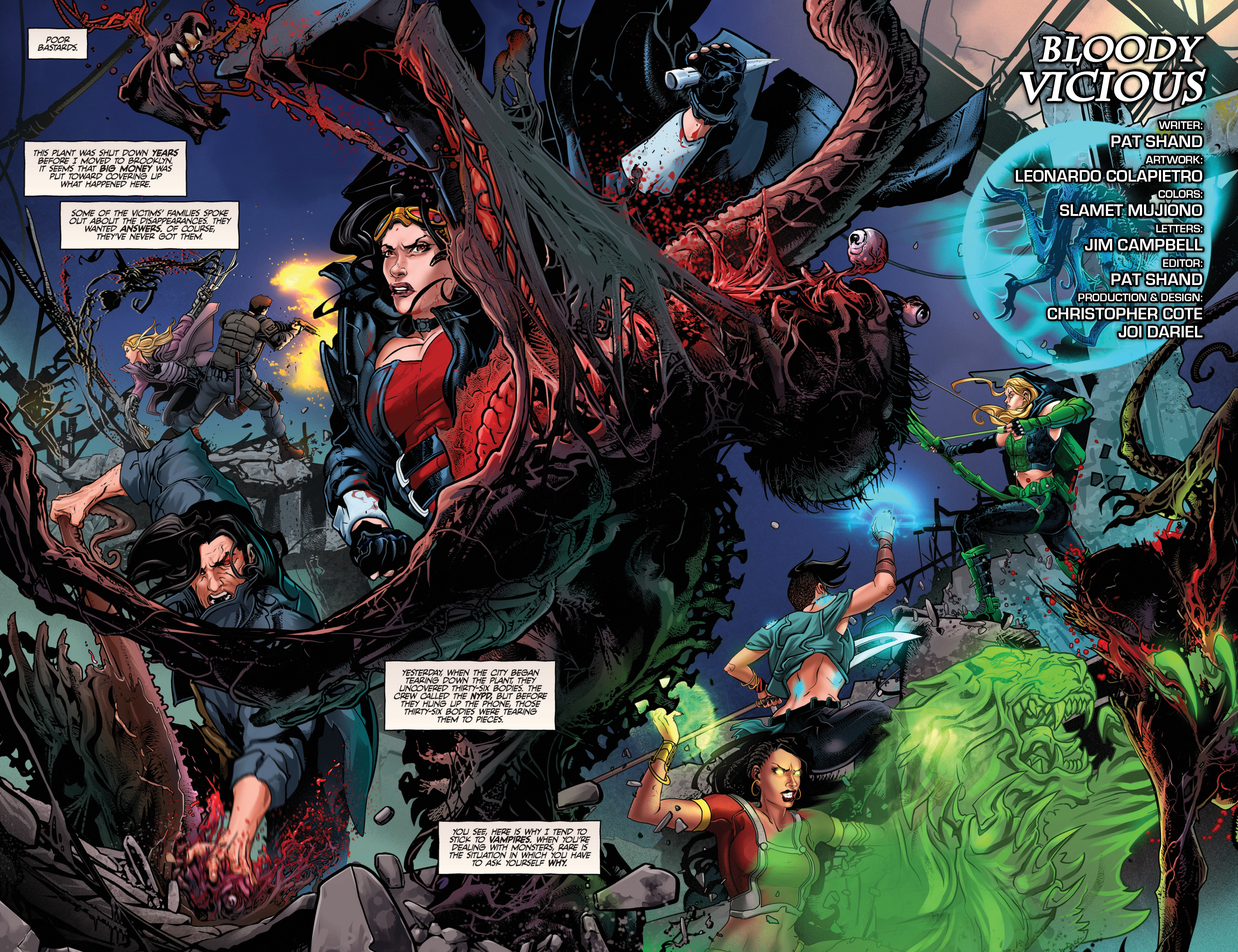 Read online Van Helsing vs Frankenstein comic -  Issue #1 - 4