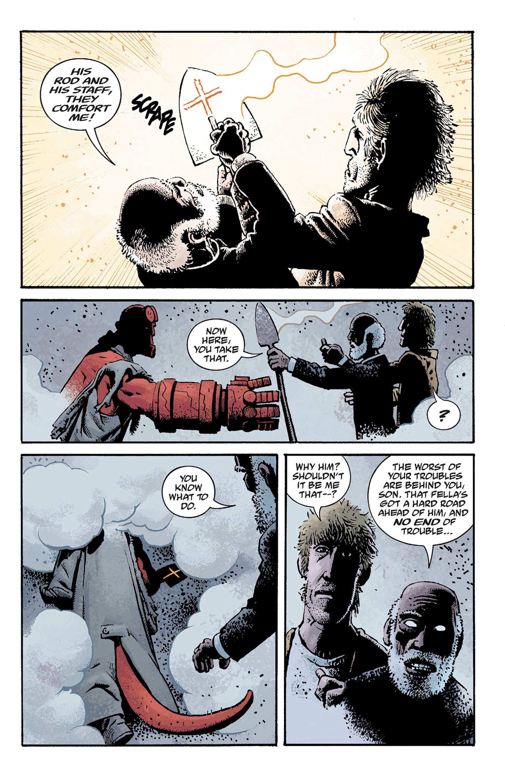 Read online Hellboy: The Crooked Man and Others comic -  Issue # TPB - 73