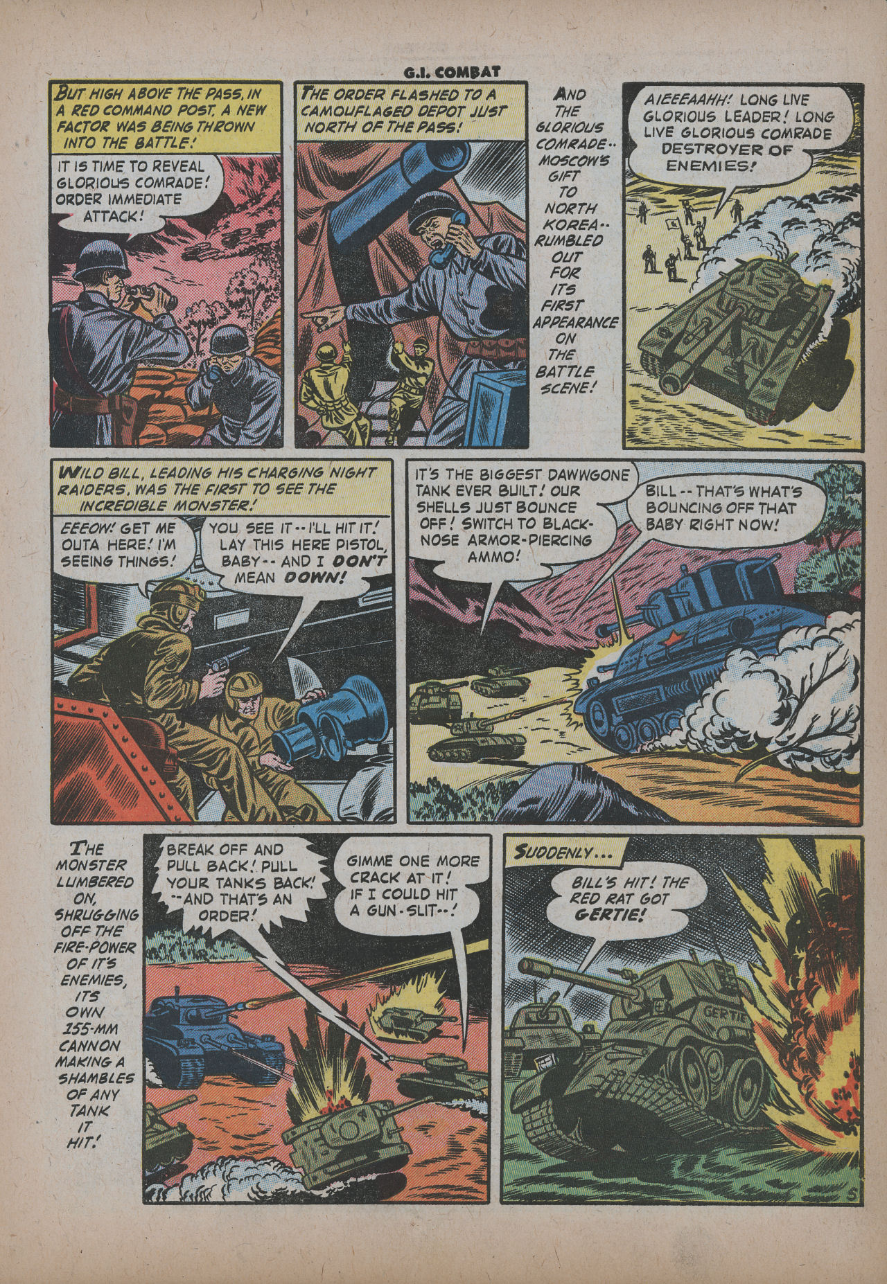 Read online G.I. Combat (1952) comic -  Issue #34 - 7