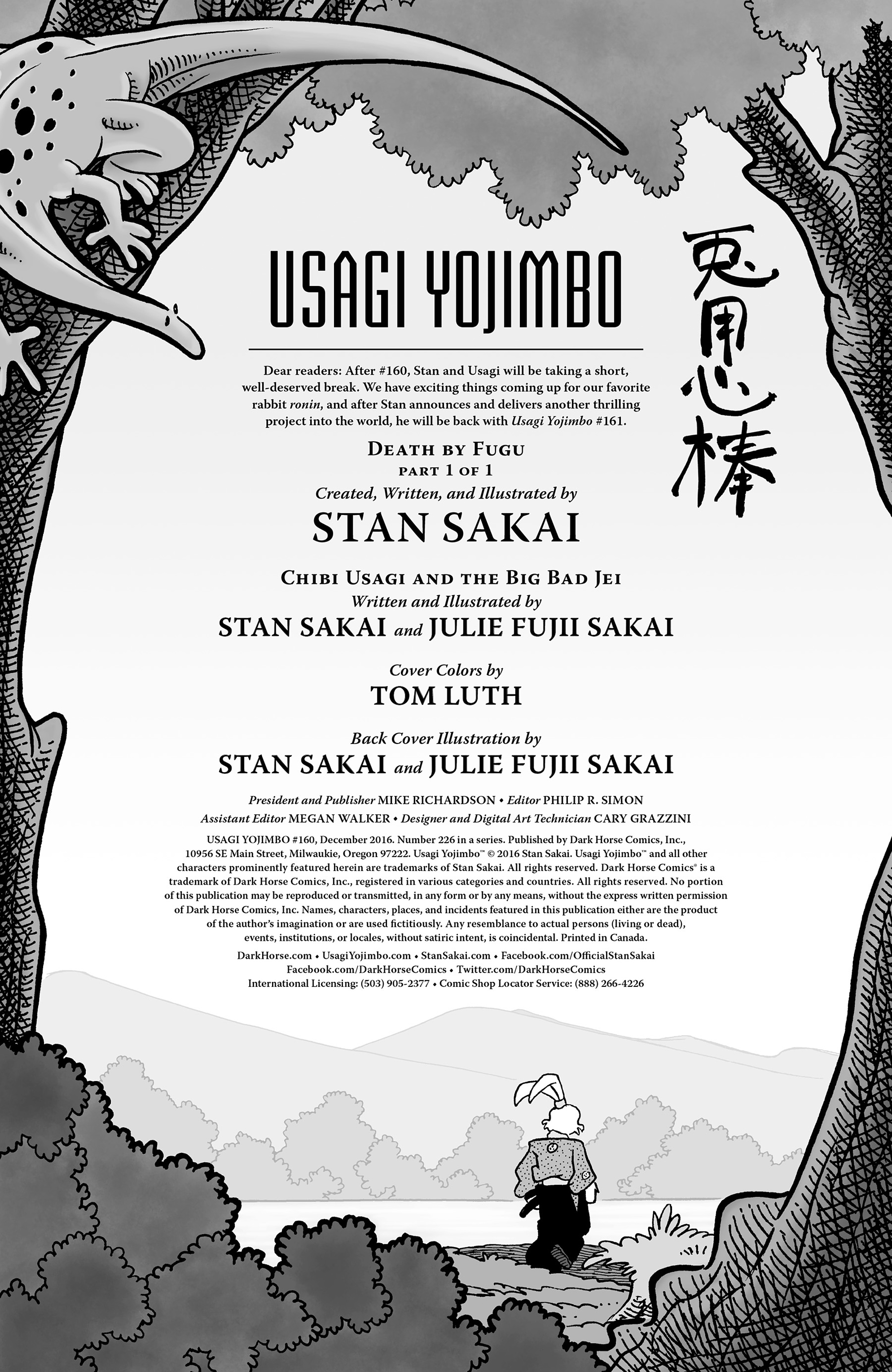 Read online Usagi Yojimbo (1996) comic -  Issue #160 - 2