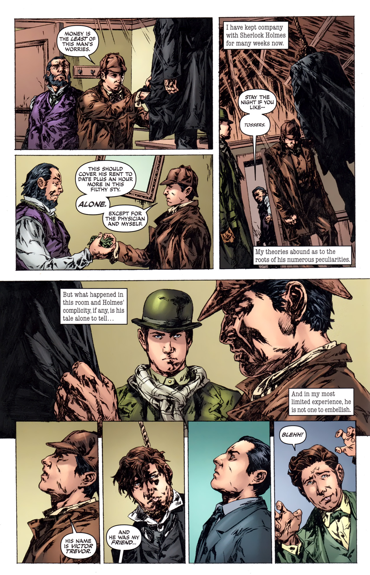 Read online Sherlock Holmes: Year One comic -  Issue #4 - 12