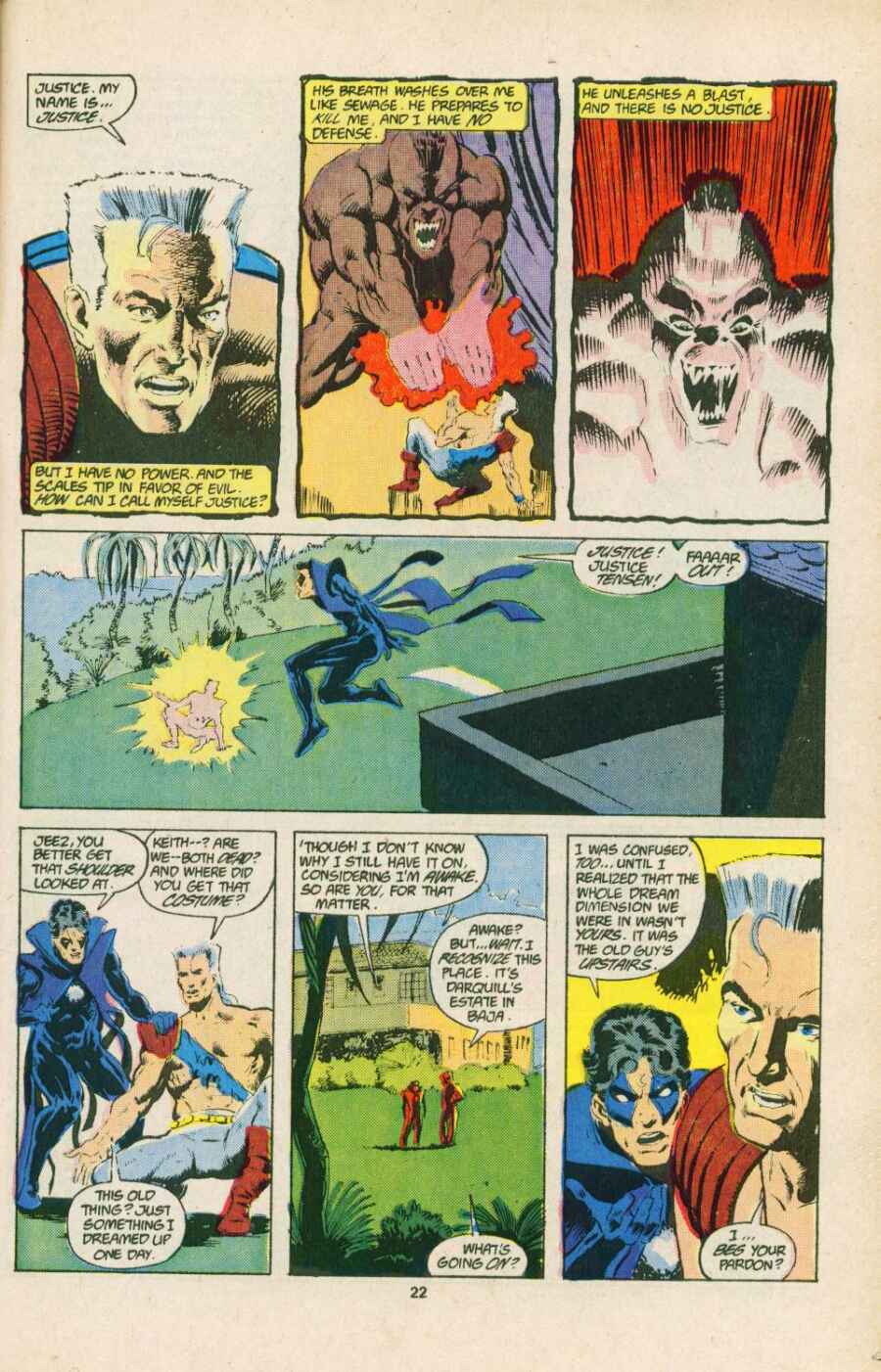 Read online Justice (1986) comic -  Issue #15 - 23