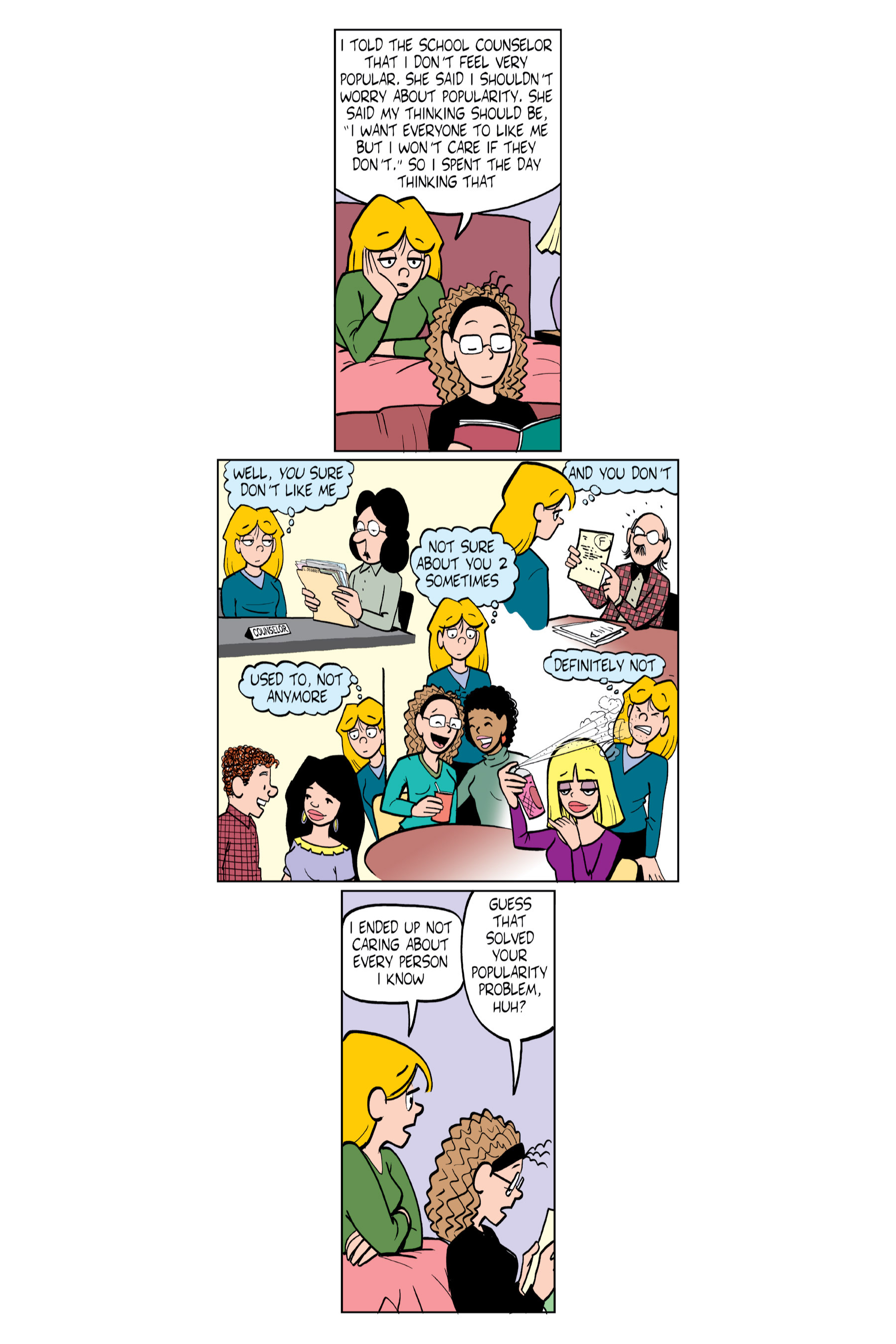 Read online Luann: Stress   Hormones = High School comic -  Issue # TPB - 6