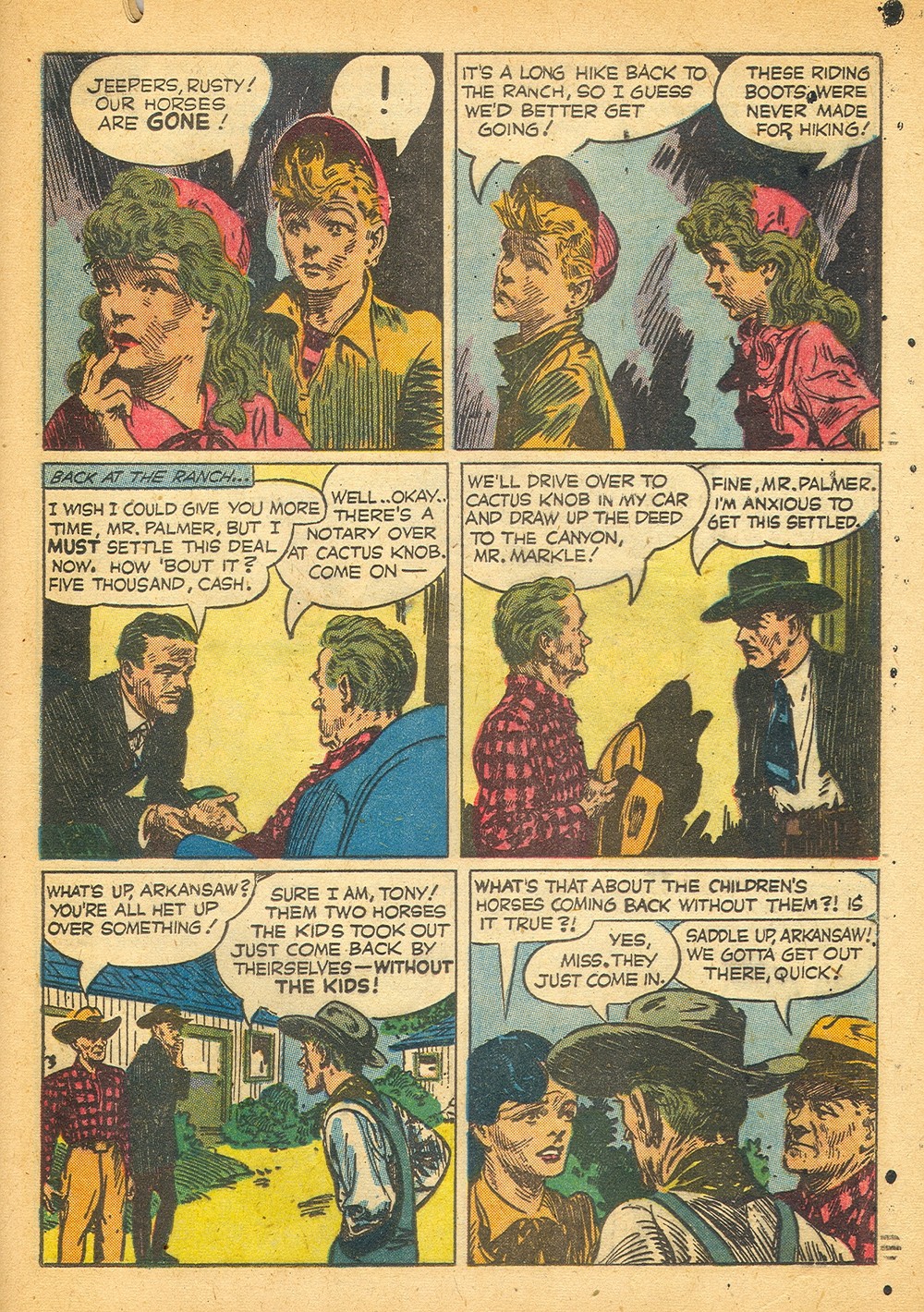 Read online Four Color Comics comic -  Issue #554 - 25