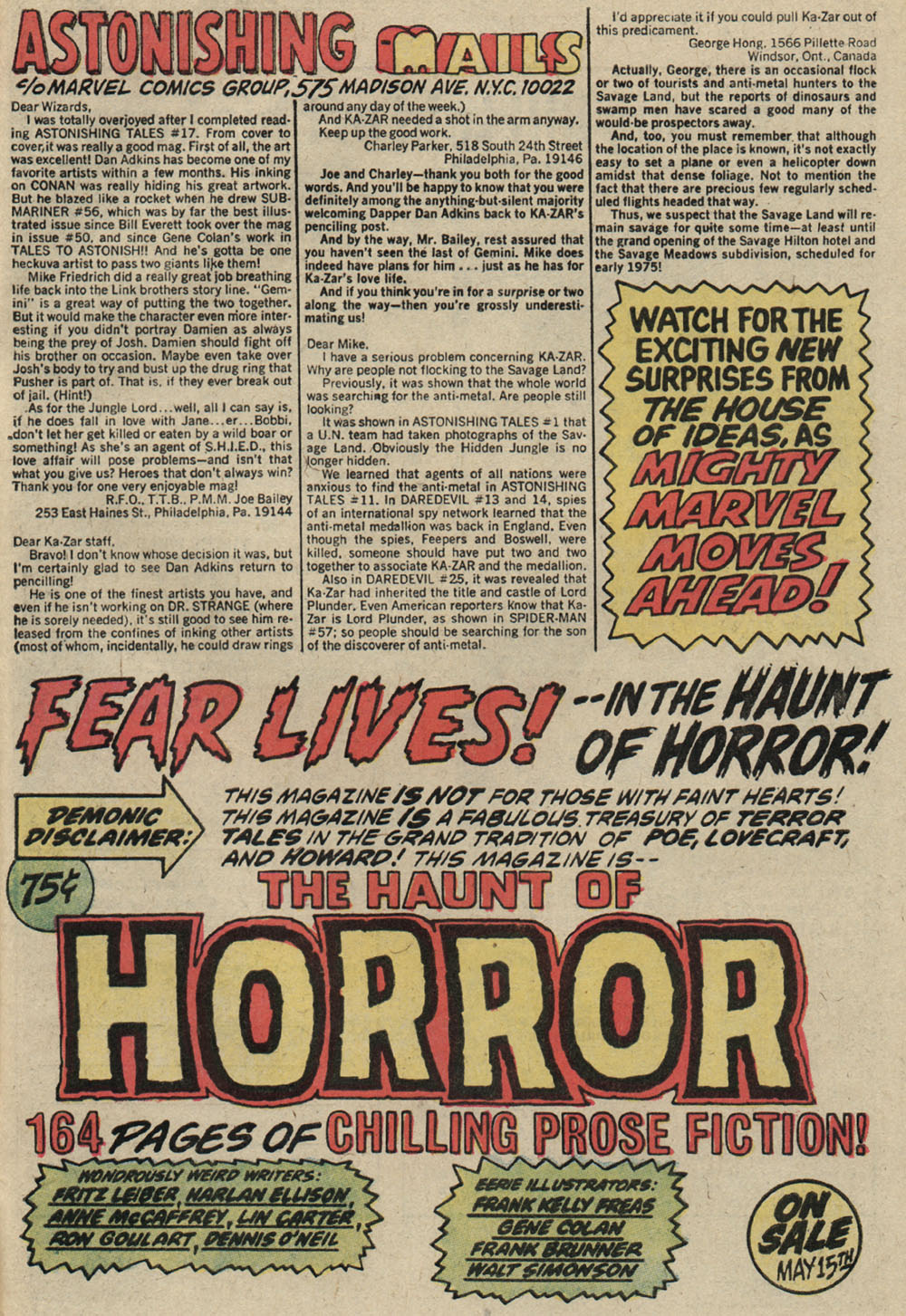 Read online Astonishing Tales (1970) comic -  Issue #19 - 21