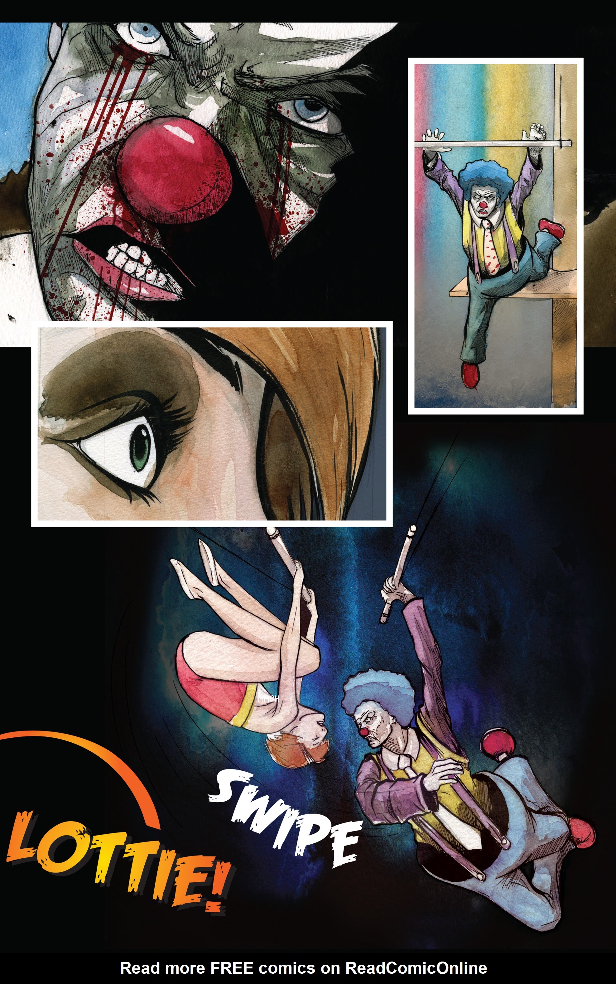 Read online Made Up: Zombie Clown Circus comic -  Issue # Full - 19