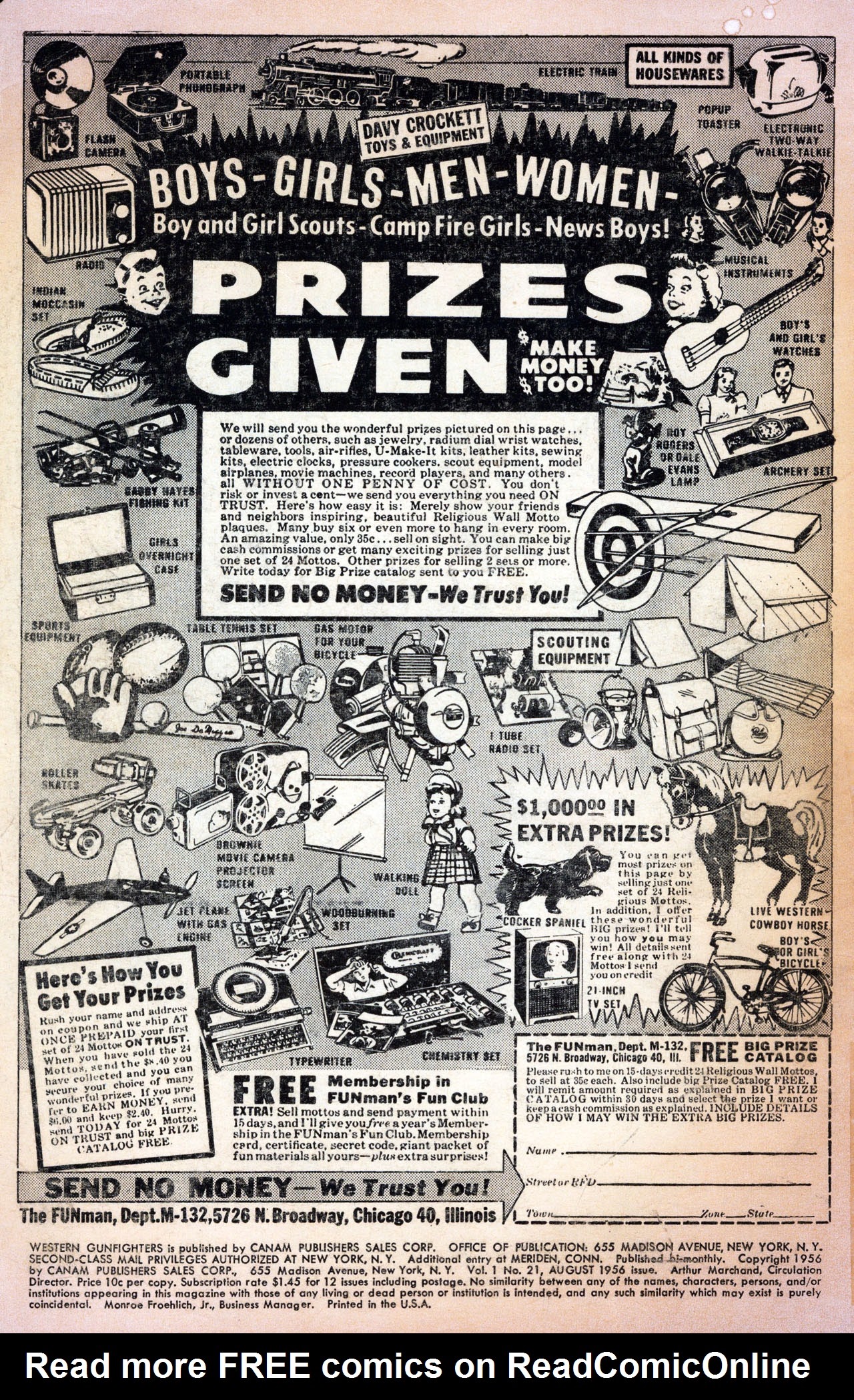 Read online Western Gunfighters (1956) comic -  Issue #21 - 2