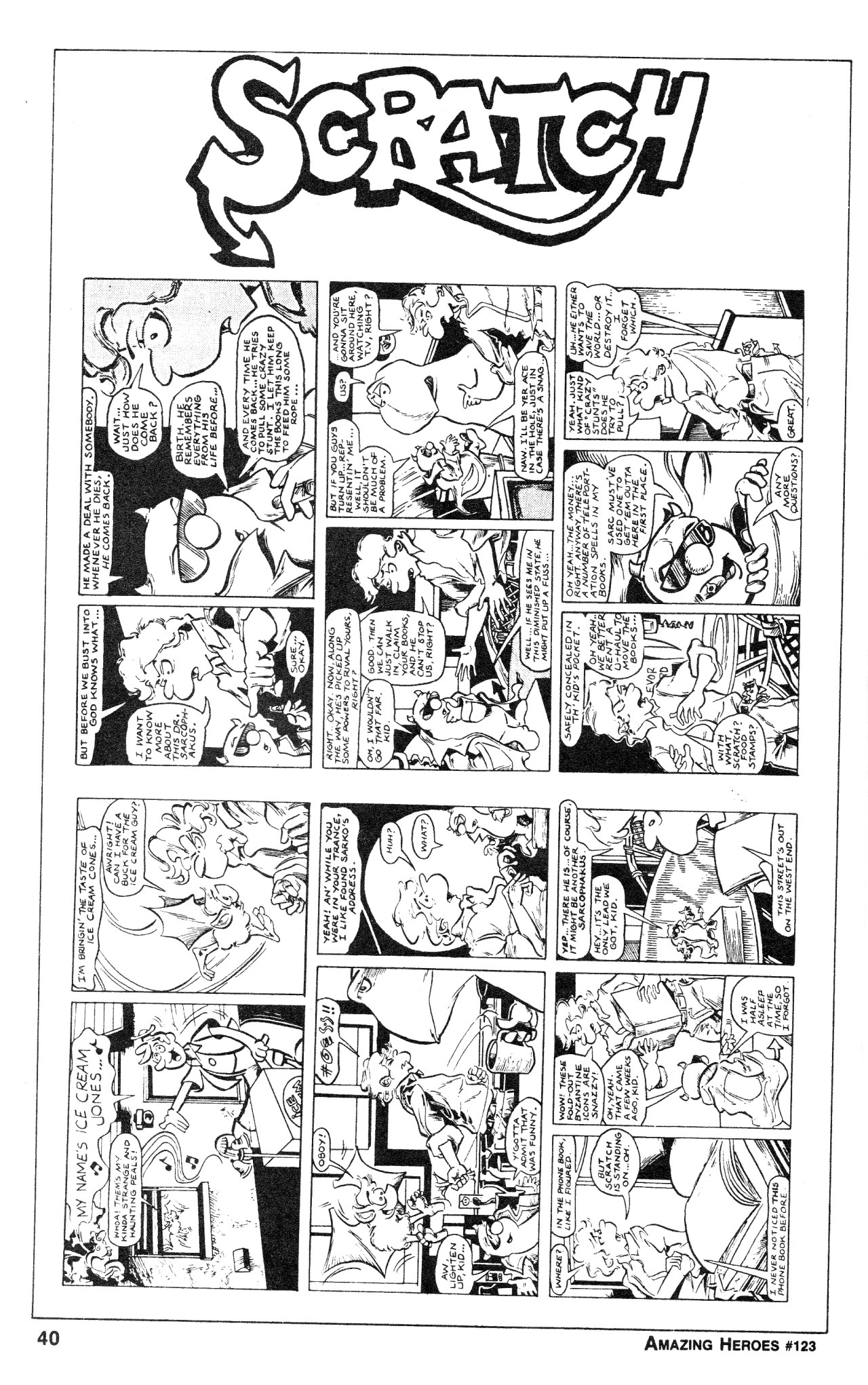 Read online Amazing Heroes comic -  Issue #123 - 39