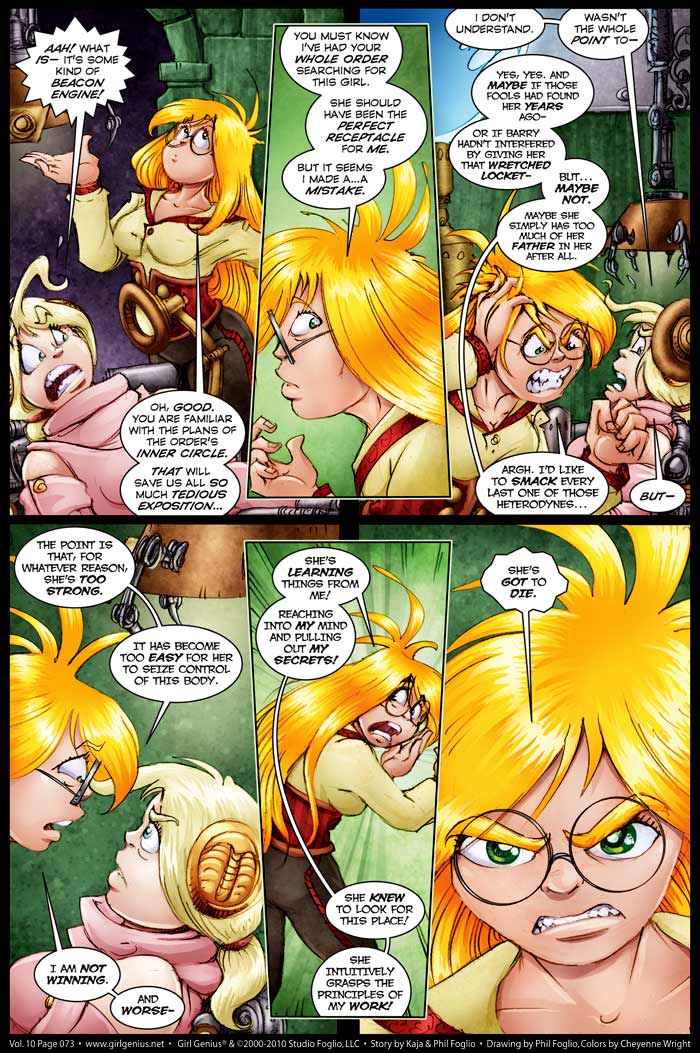 Read online Girl Genius (2002) comic -  Issue #10 - 74