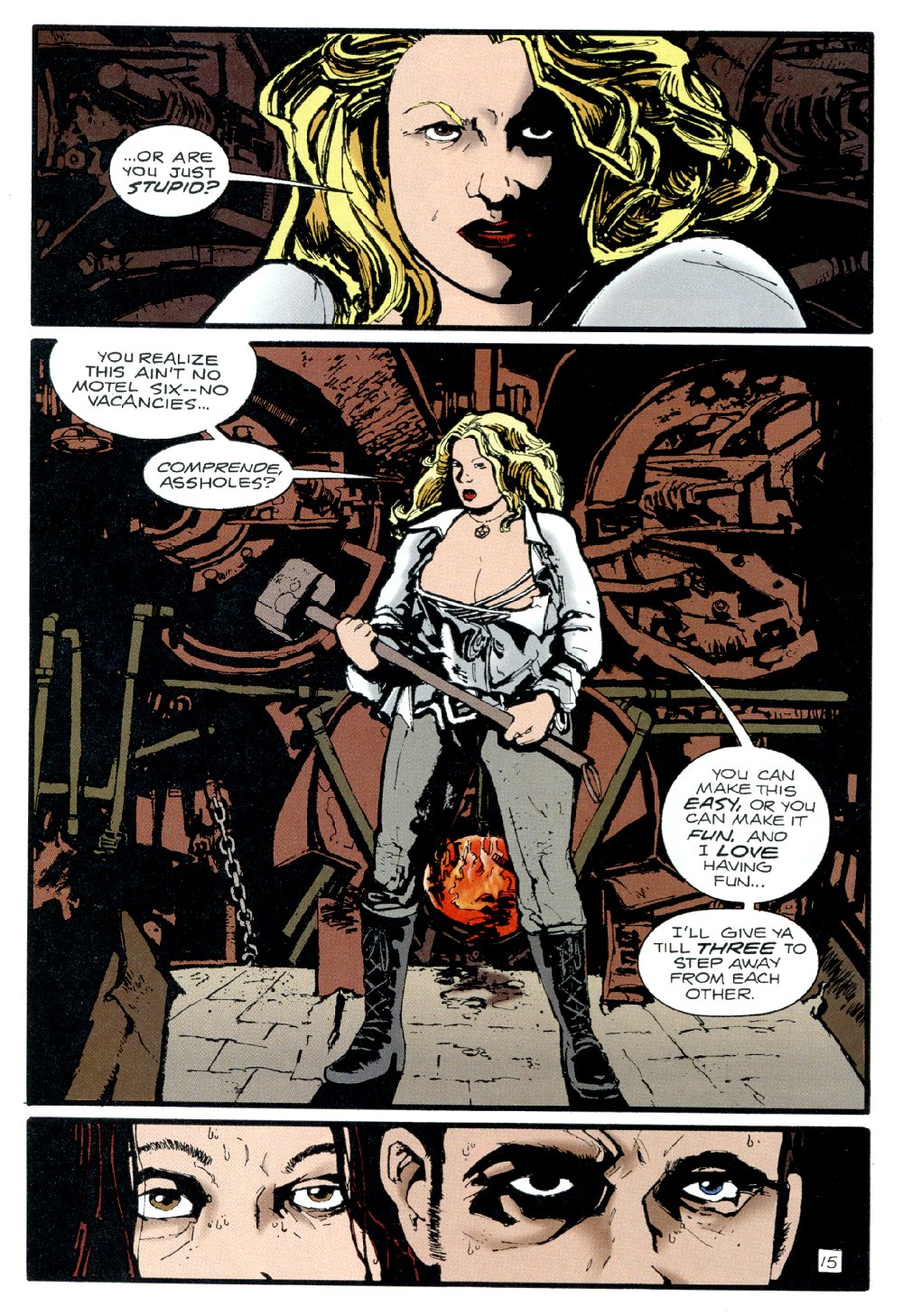 Read online Industrial Gothic comic -  Issue #2 - 17