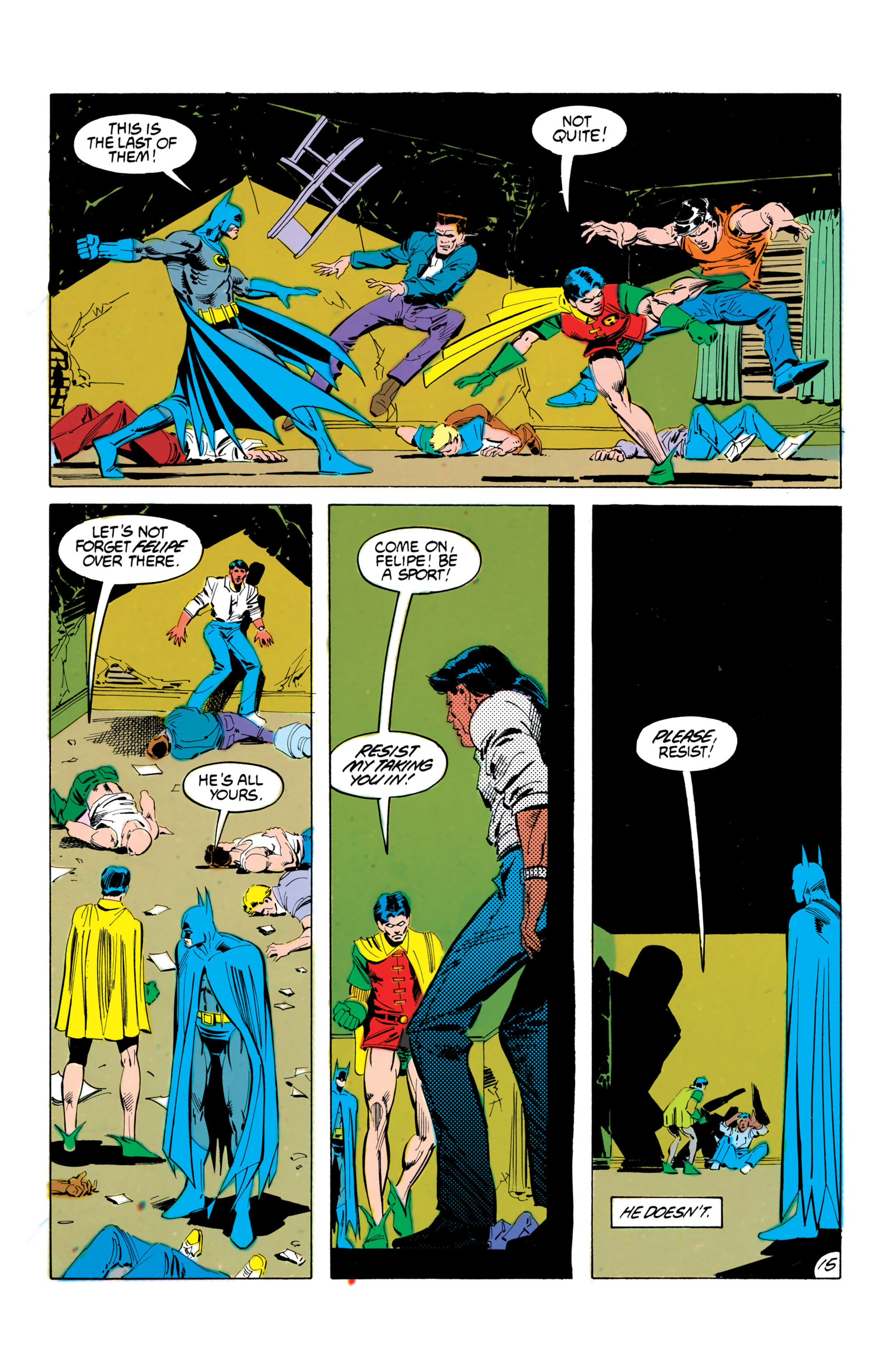 Read online Batman (1940) comic -  Issue #424 - 16