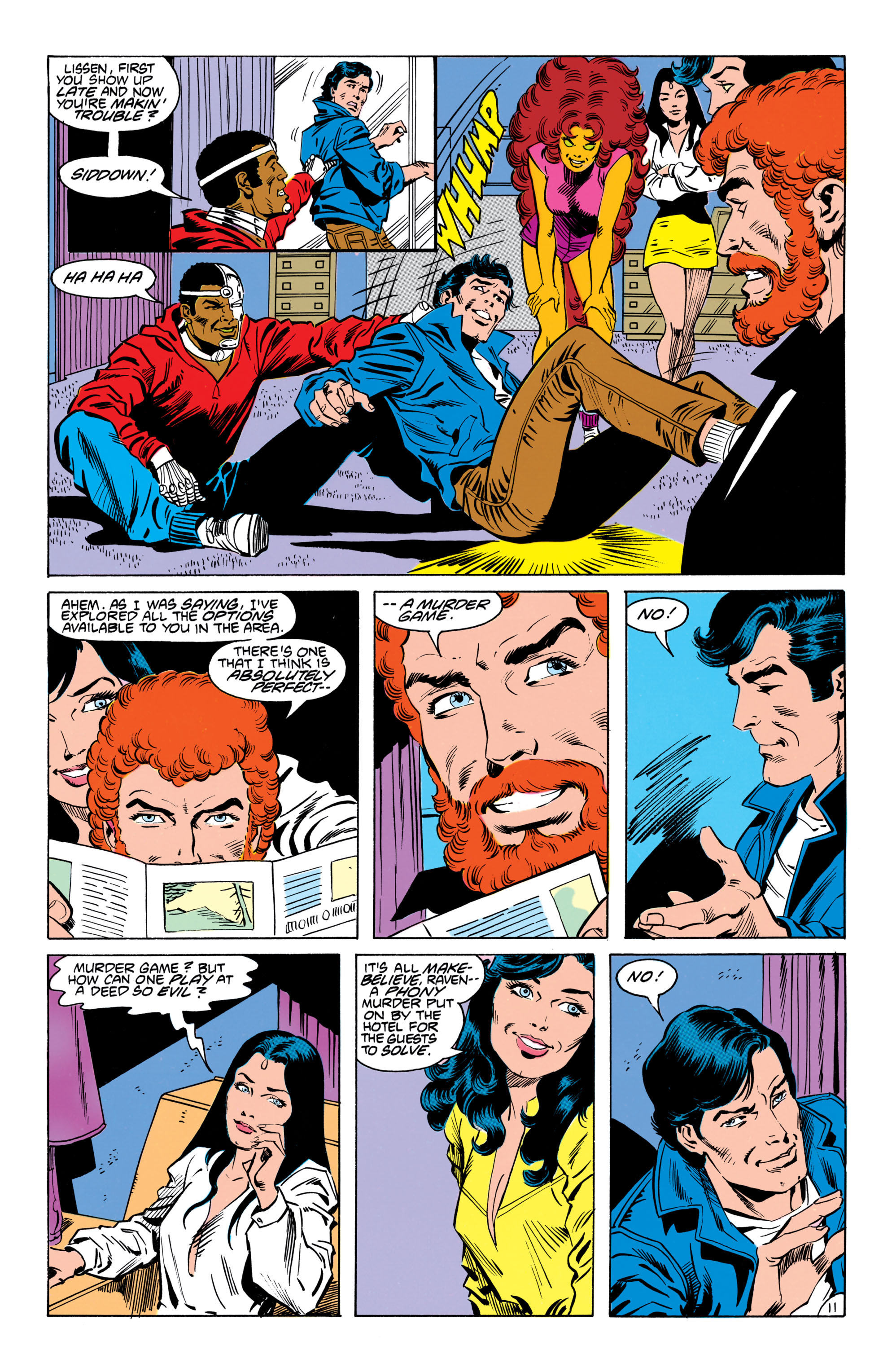 Read online The New Teen Titans (1984) comic -  Issue #32 - 12