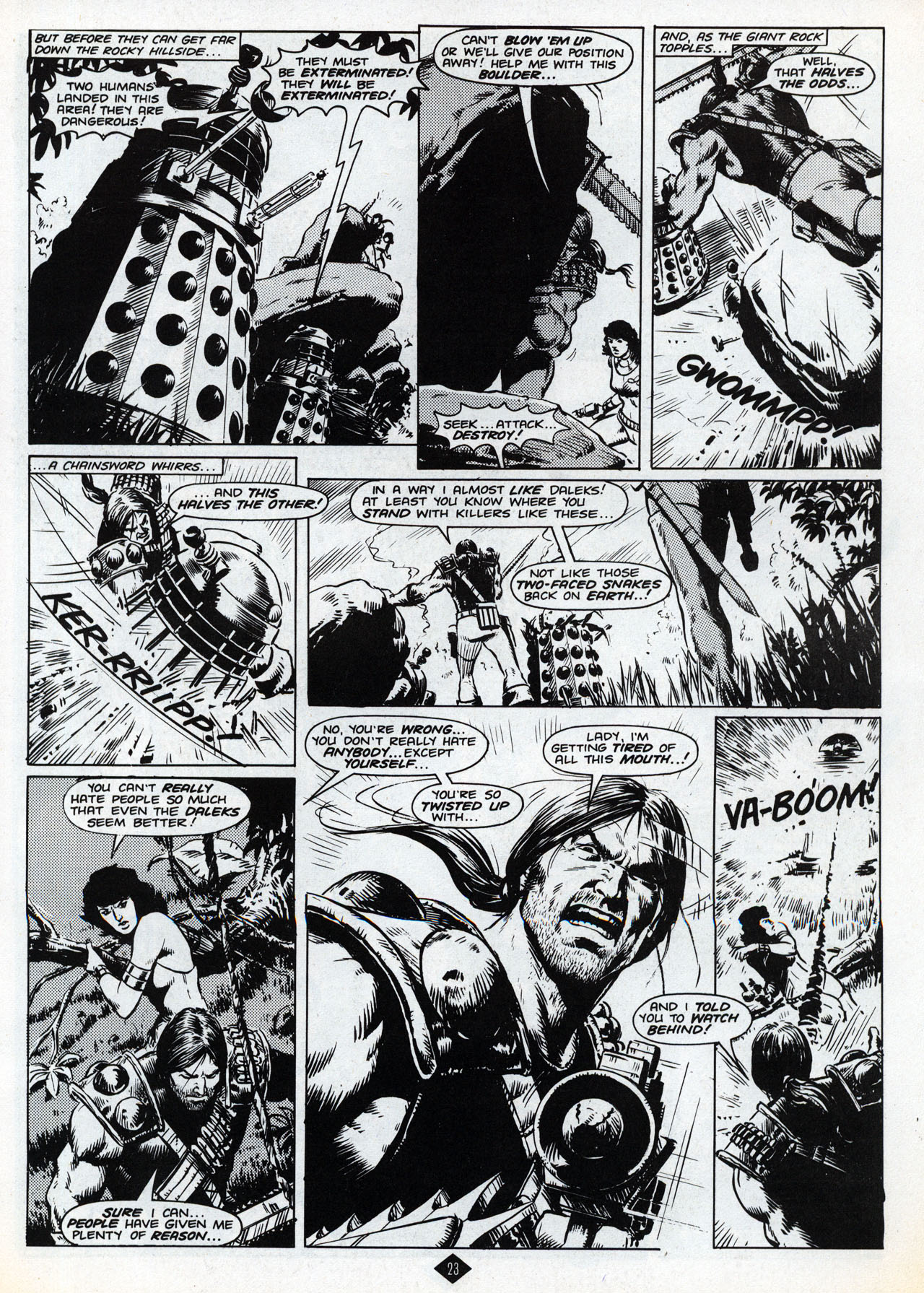 Read online Captain Britain (1985) comic -  Issue #3 - 23