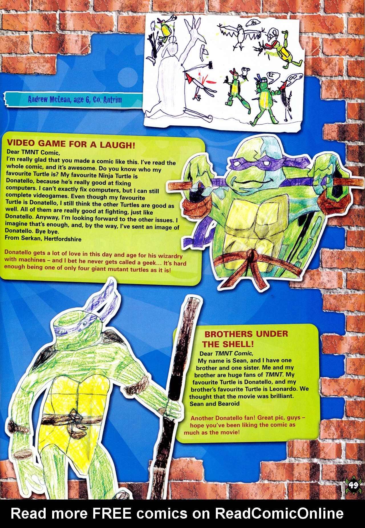 Read online Teenage Mutant Ninja Turtles Comic comic -  Issue #4 - 43