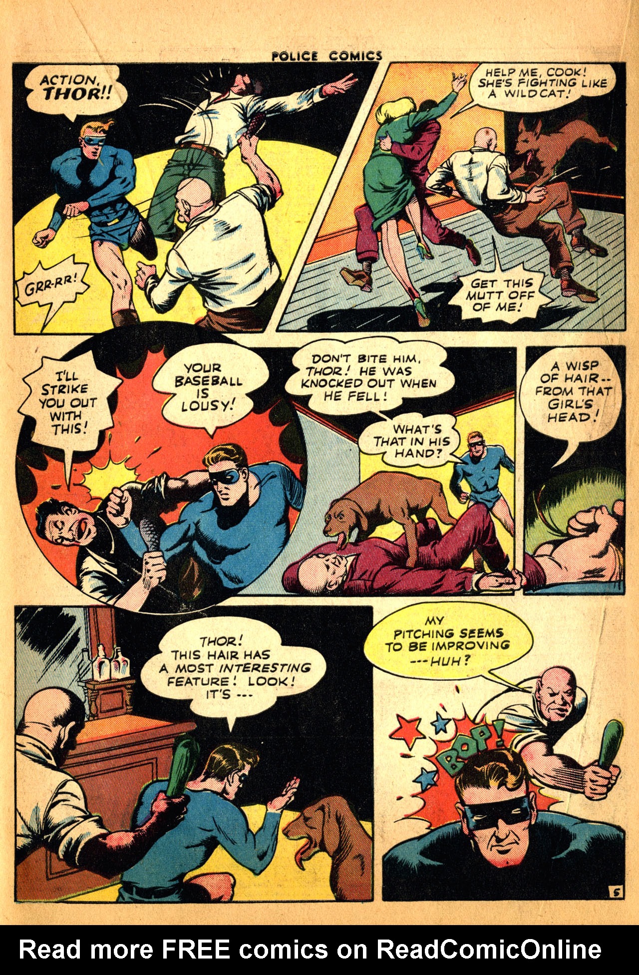 Read online Police Comics comic -  Issue #24 - 35