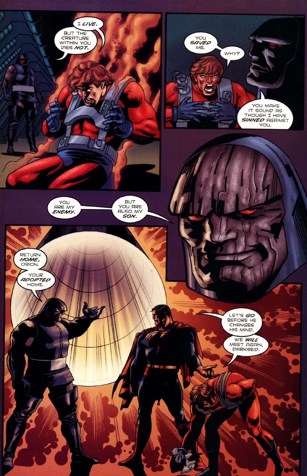 Read online Superman/Aliens 2: God War comic -  Issue #4 - 23