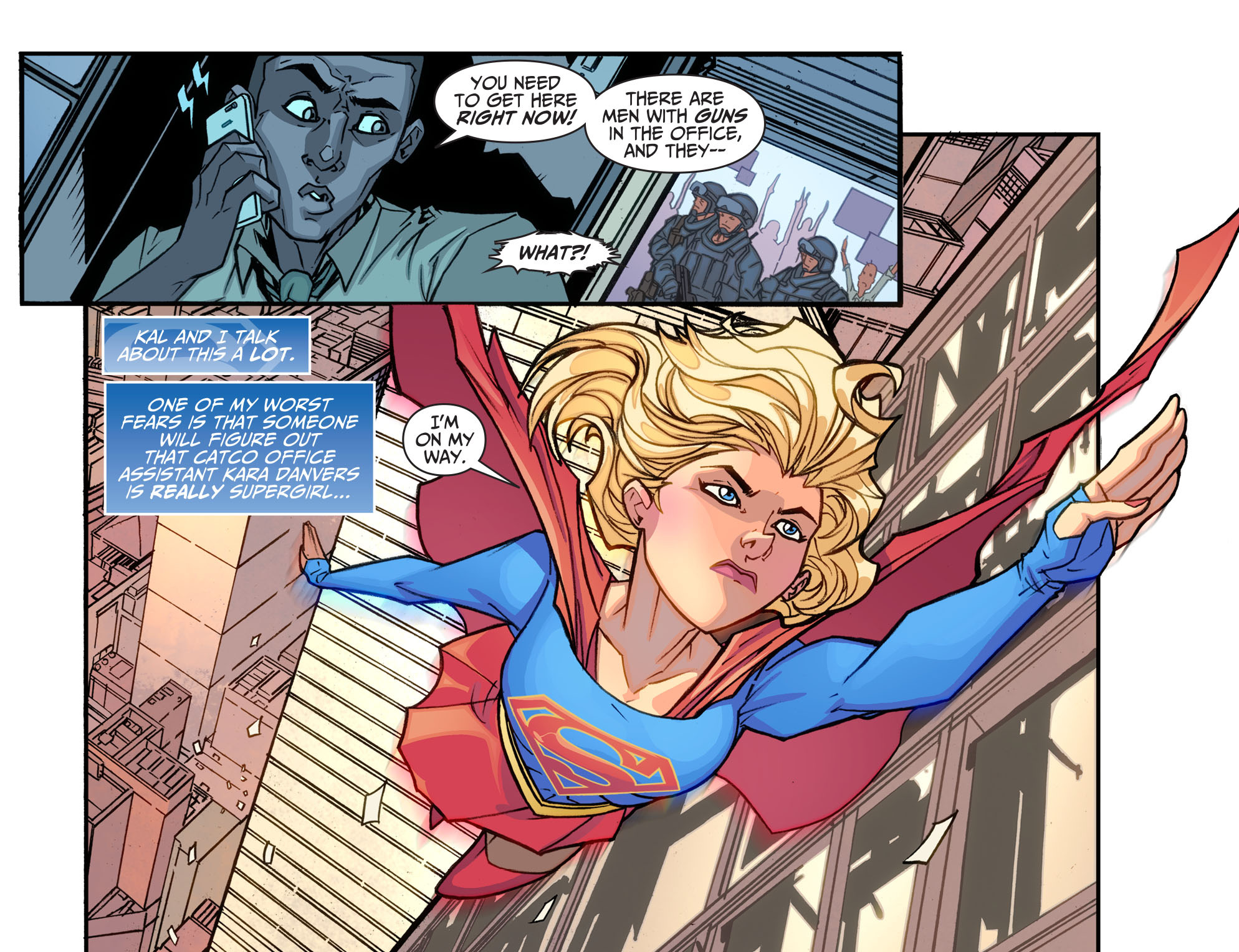 Read online Adventures of Supergirl comic -  Issue #4 - 5