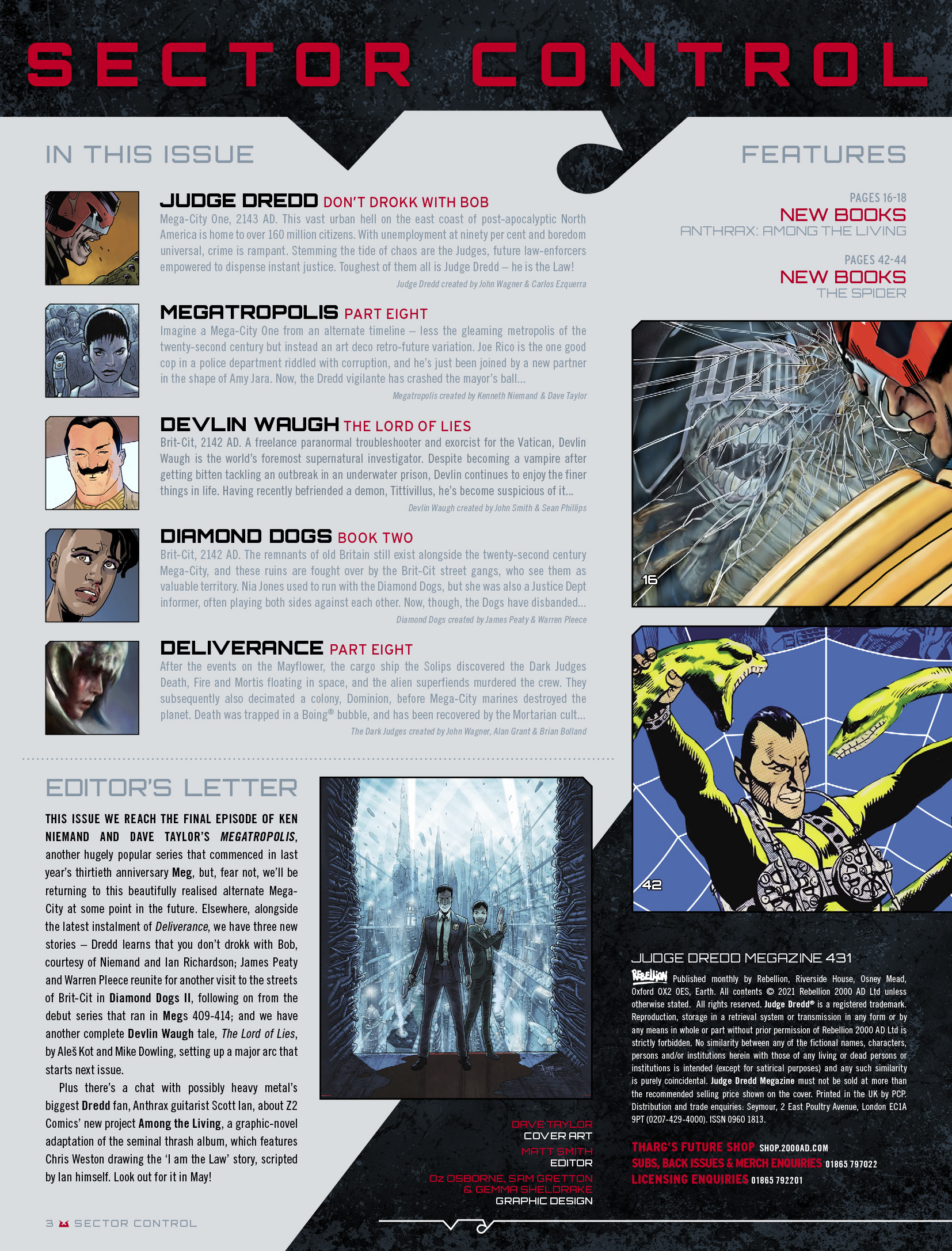 Read online Judge Dredd Megazine (Vol. 5) comic -  Issue #431 - 3