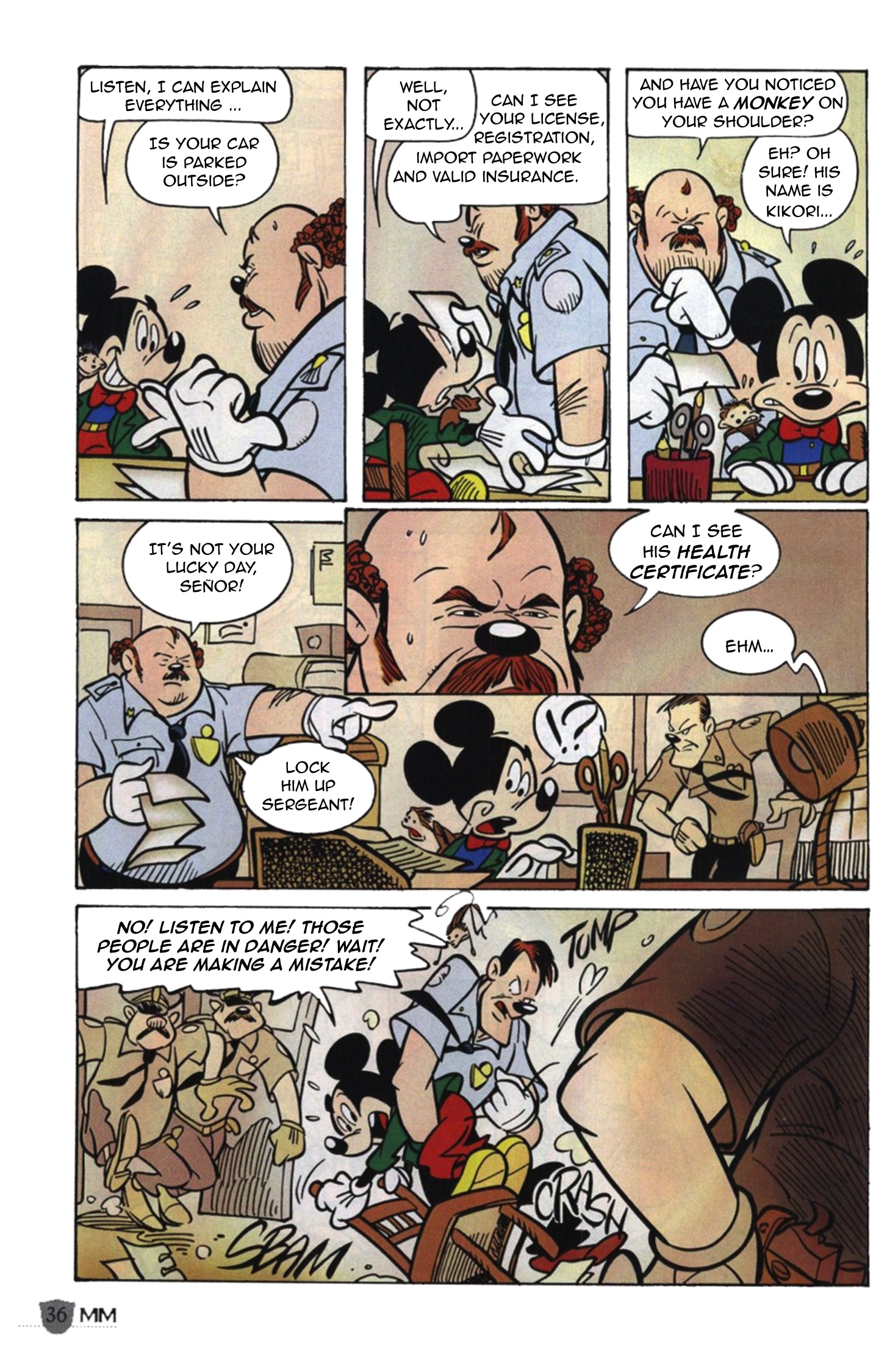 Read online Mickey Mouse Mystery Magazine comic -  Issue #2 - 36