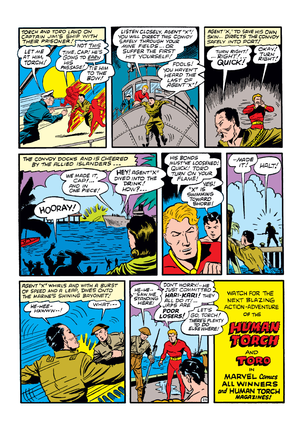 Read online The Human Torch (1940) comic -  Issue #7 - 22