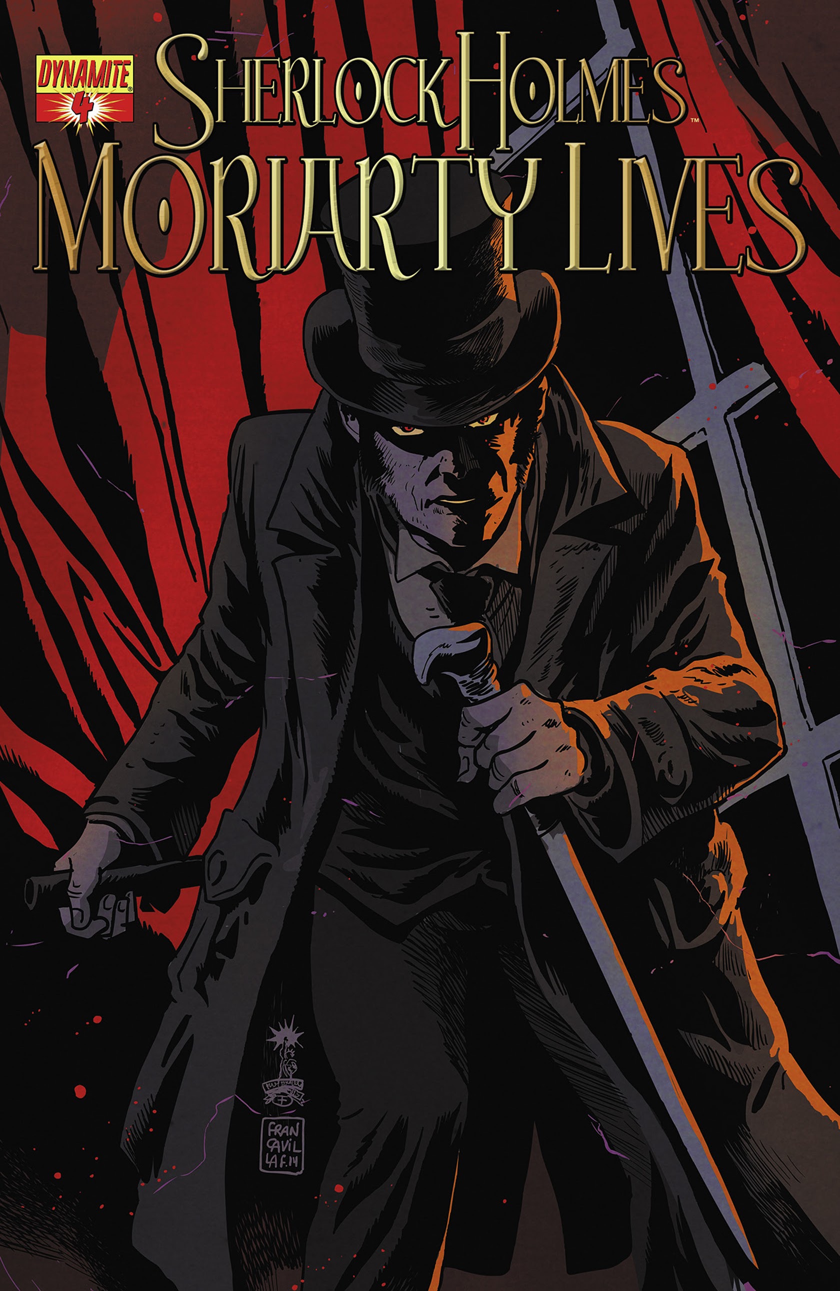 Read online Sherlock Holmes: Moriarty Lives comic -  Issue #4 - 1