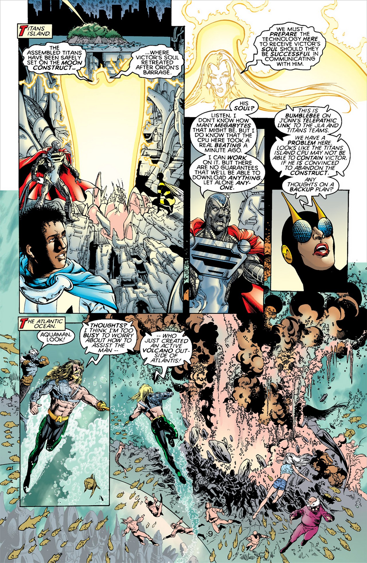 Read online JLA/Titans comic -  Issue #3 - 8