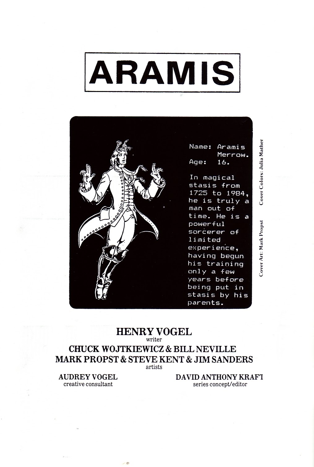 Read online Aramis comic -  Issue #2 - 2