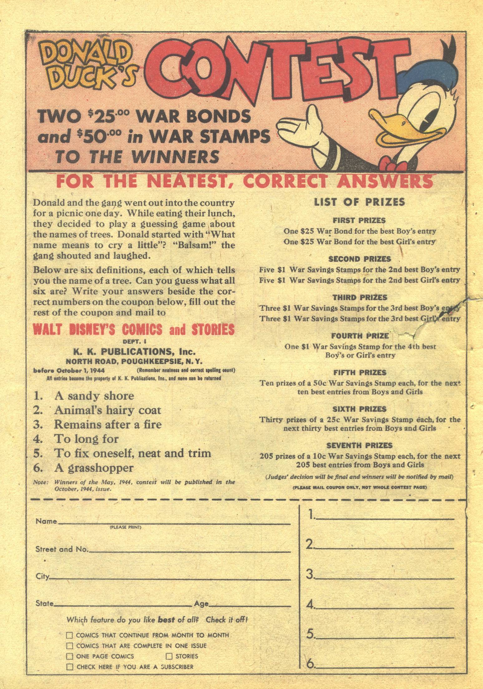 Read online Walt Disney's Comics and Stories comic -  Issue #48 - 42