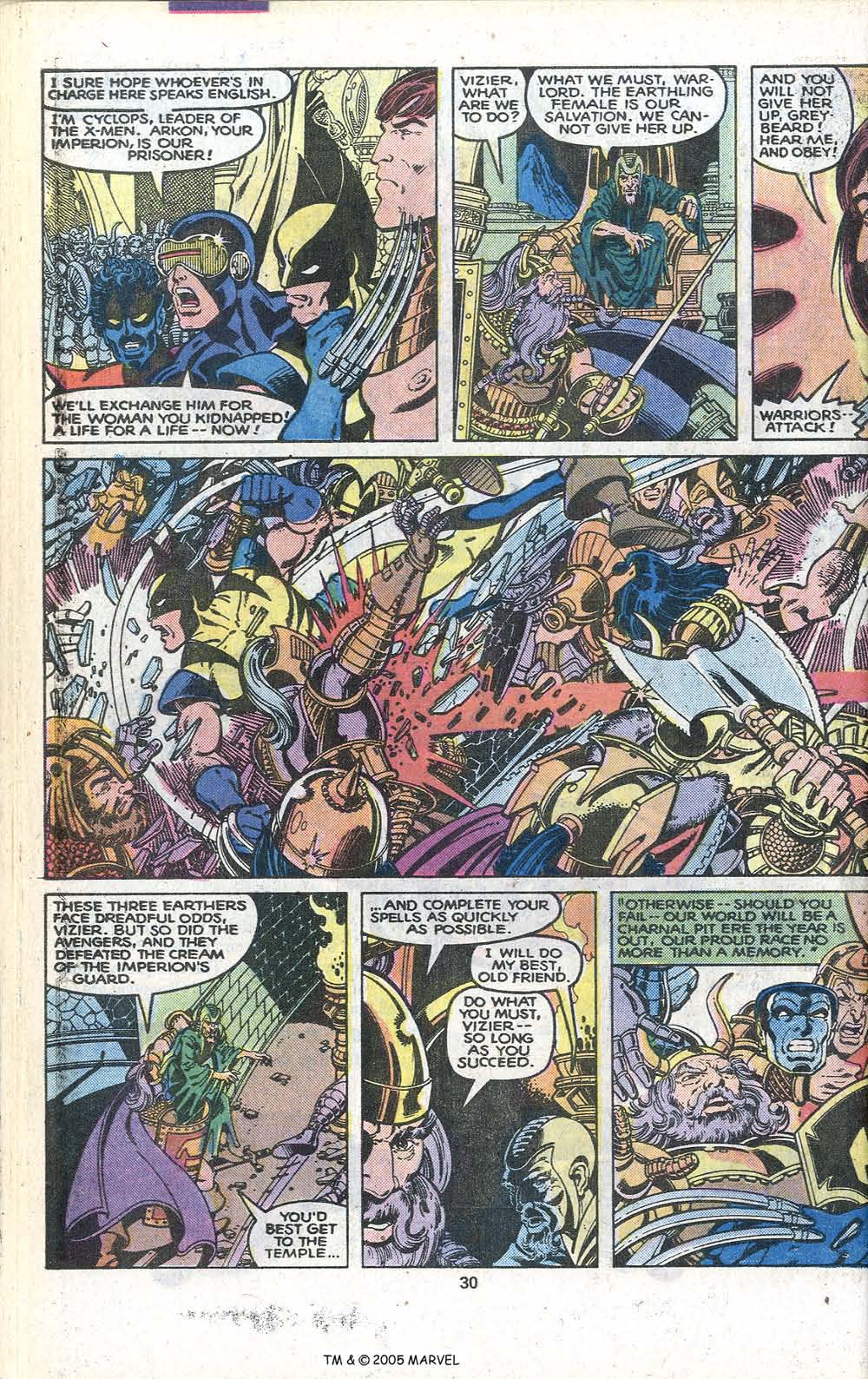 Uncanny X-Men (1963) issue Annual 3 - Page 32
