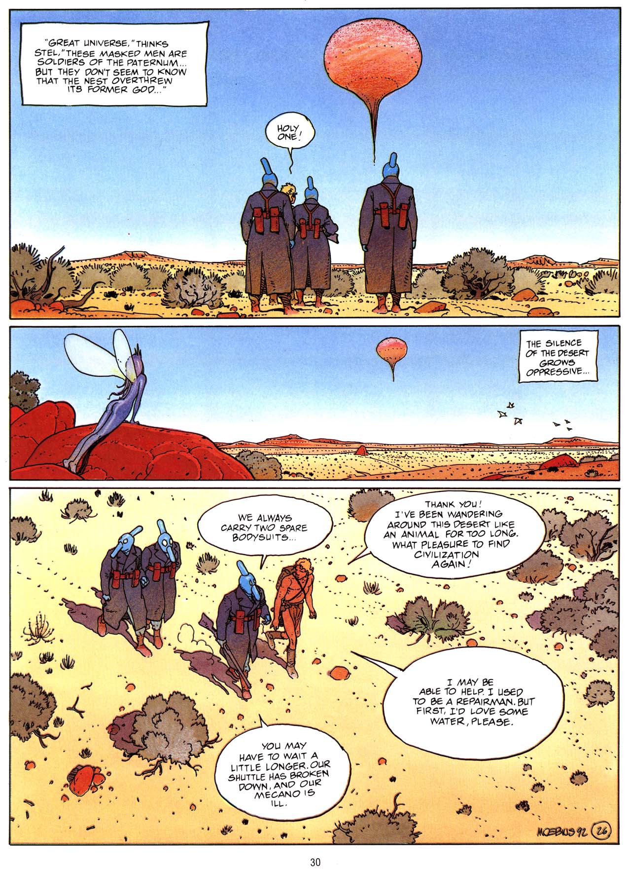 Read online Epic Graphic Novel: Moebius comic -  Issue # TPB 9 - 32