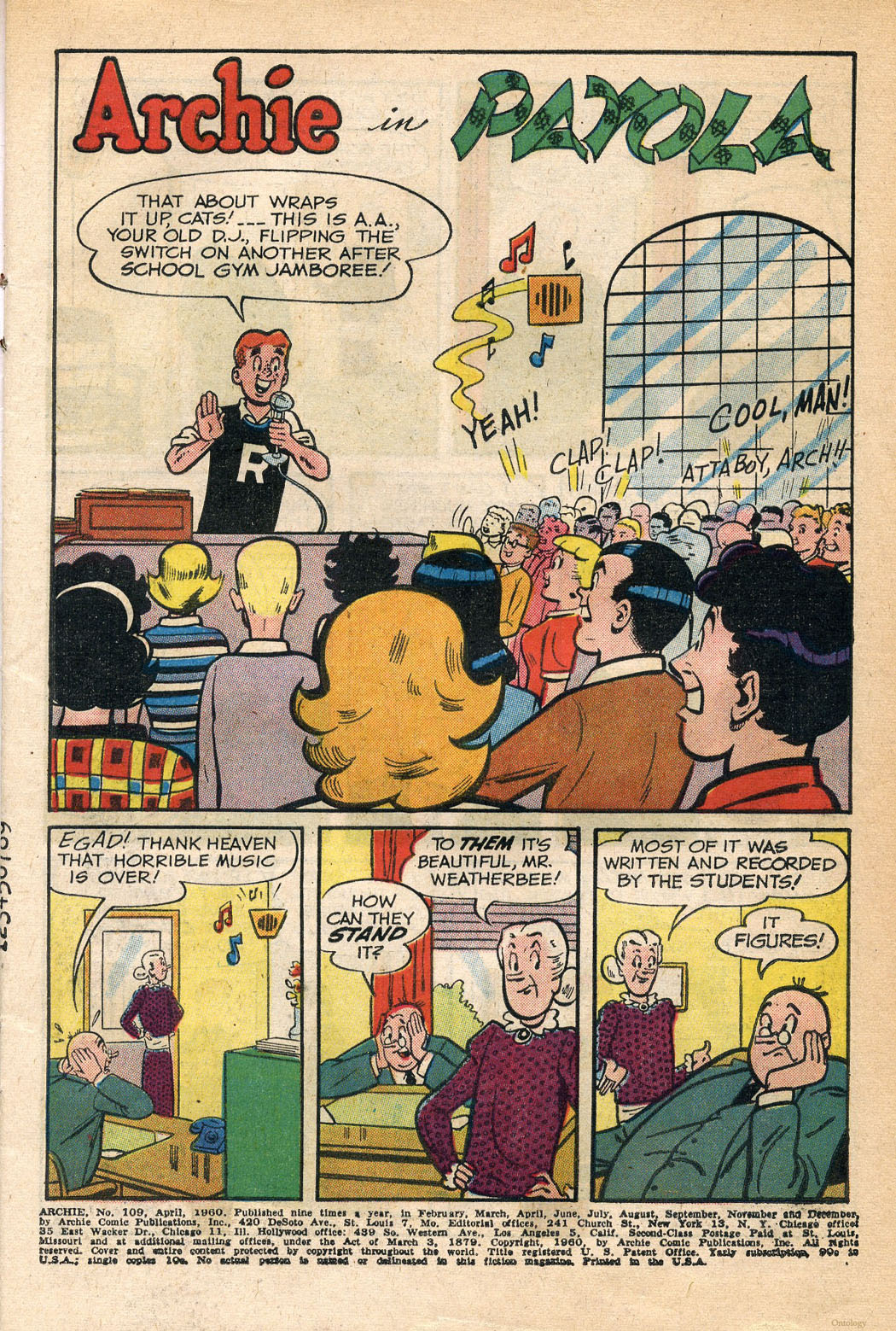 Read online Archie Comics comic -  Issue #109 - 3