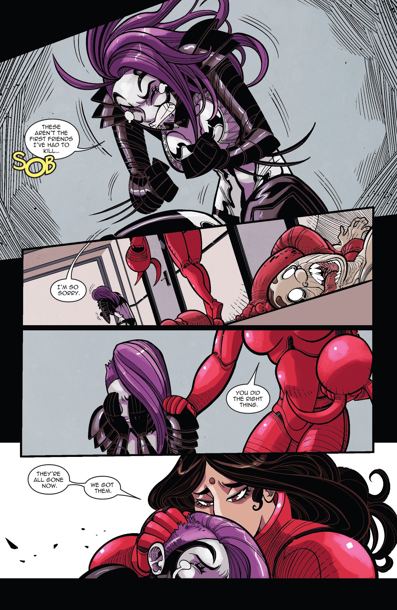 Read online Vampblade Season 3 comic -  Issue #9 - 18