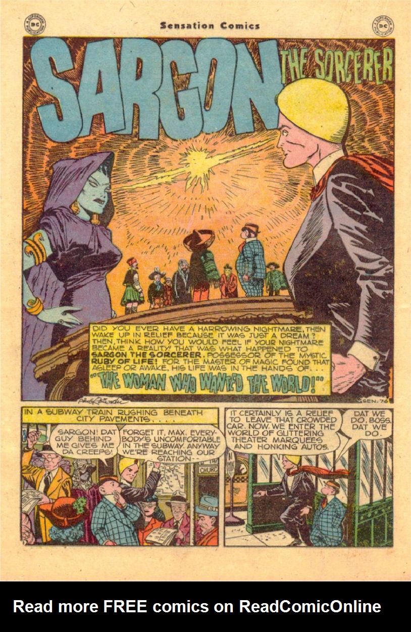 Read online Sensation (Mystery) Comics comic -  Issue #70 - 27