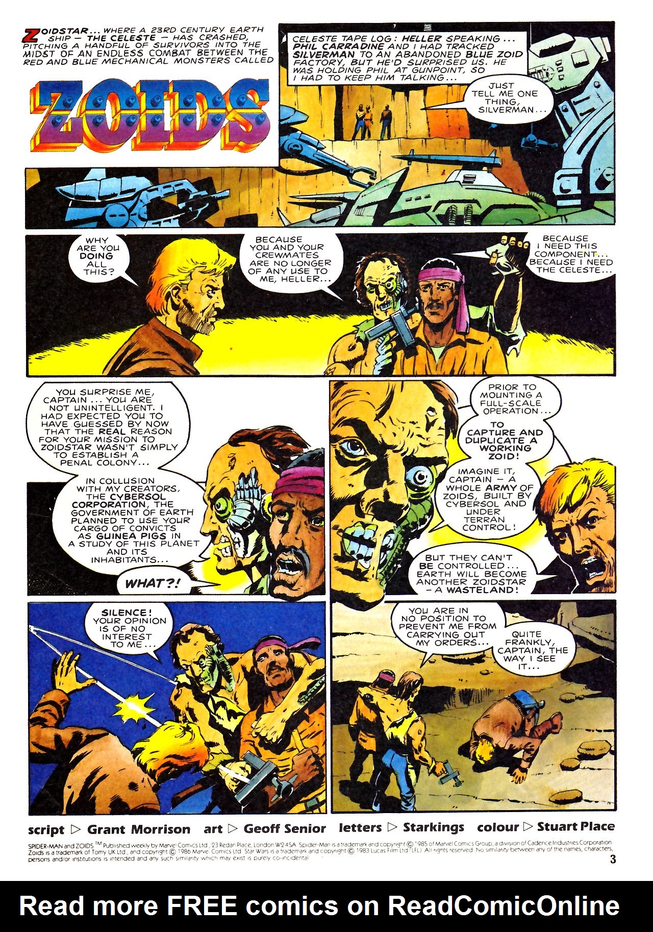 Read online Spider-Man and Zoids comic -  Issue #19 - 3