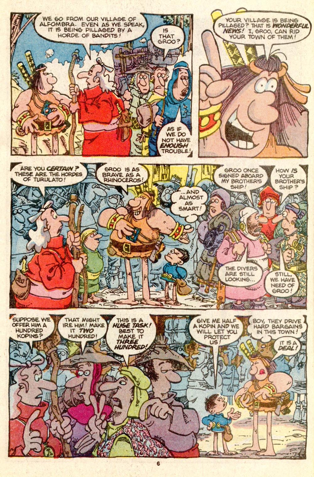 Read online Sergio Aragonés Groo the Wanderer comic -  Issue #25 - 6