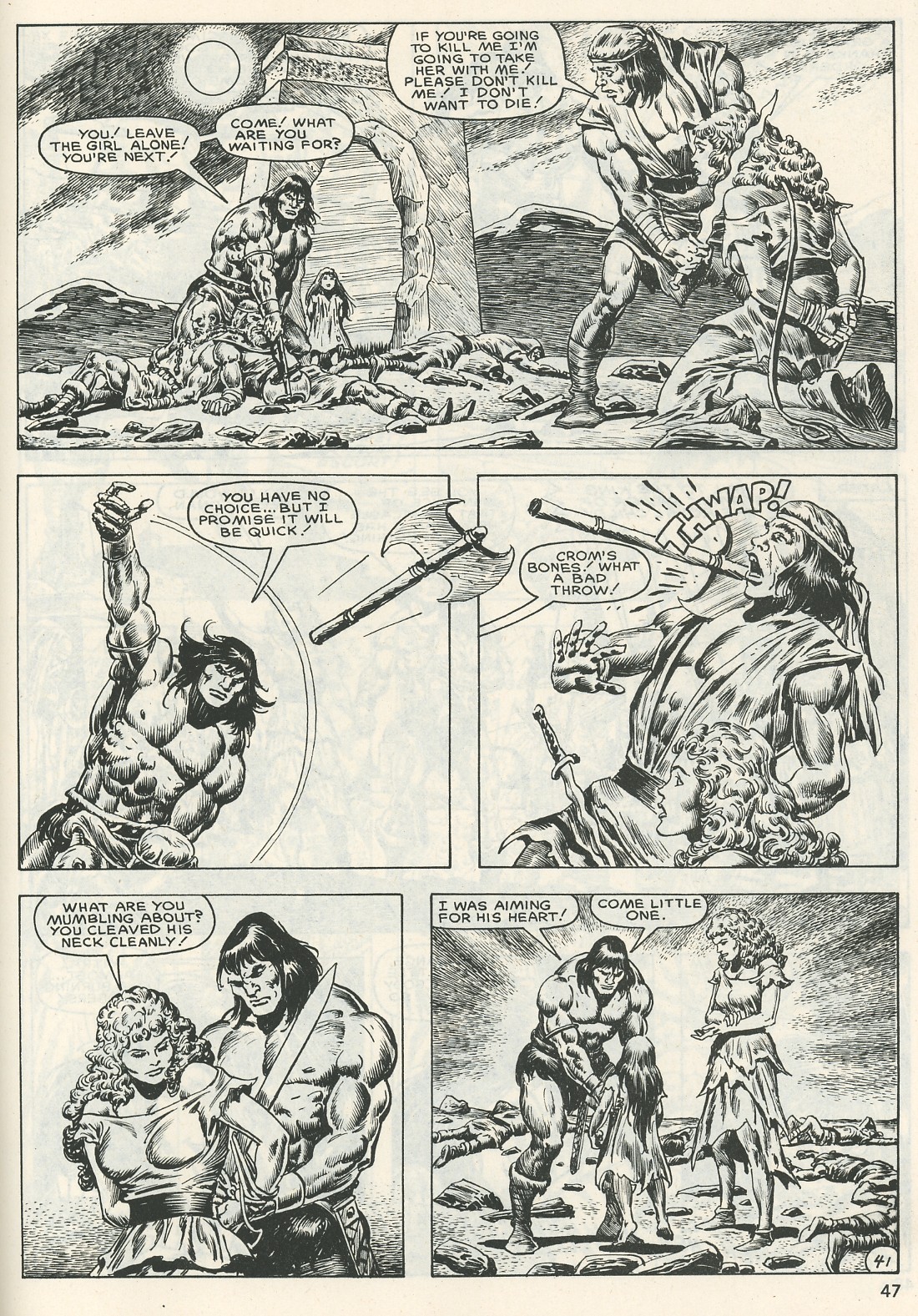 Read online The Savage Sword Of Conan comic -  Issue #123 - 47