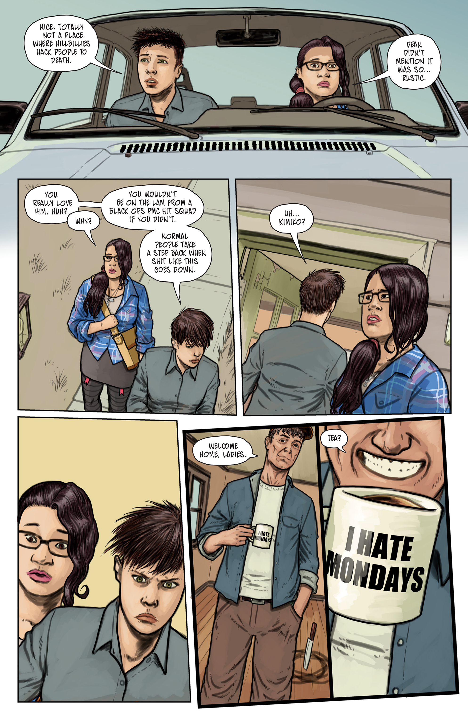 Read online Throwaways comic -  Issue #5 - 6