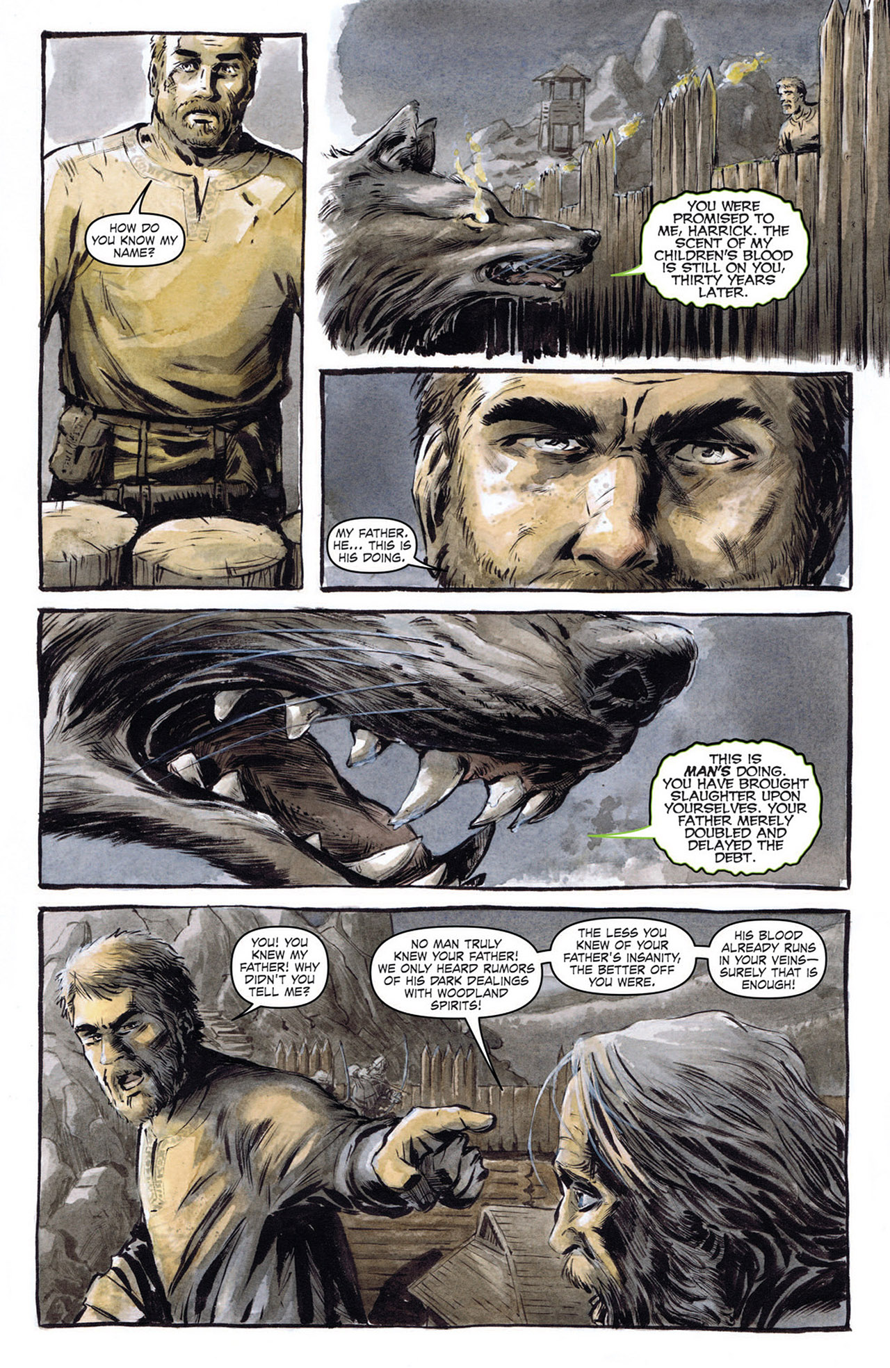 Read online Night of 1000 Wolves comic -  Issue #3 - 6
